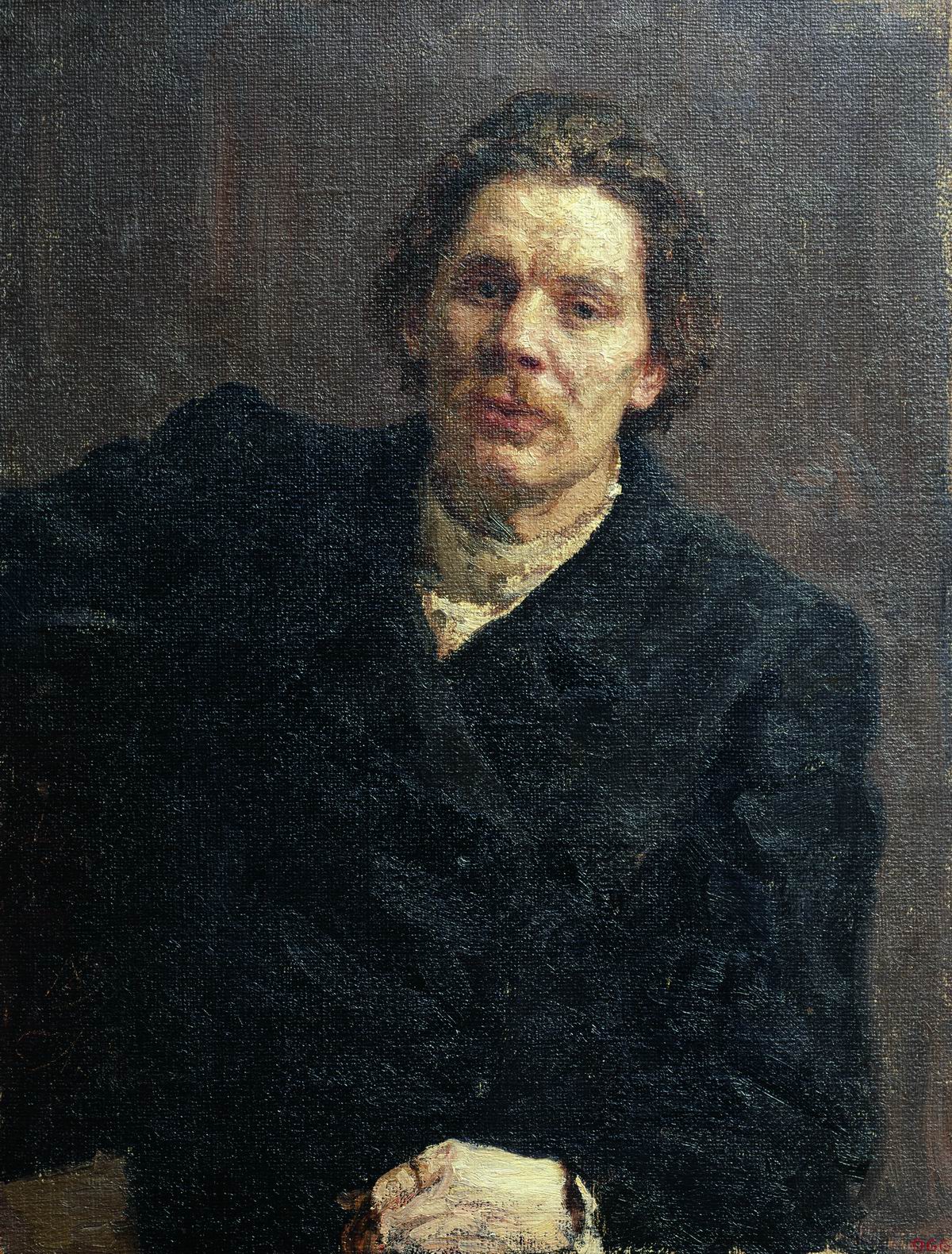 Репин И.. Портрет М.Горького. 1899