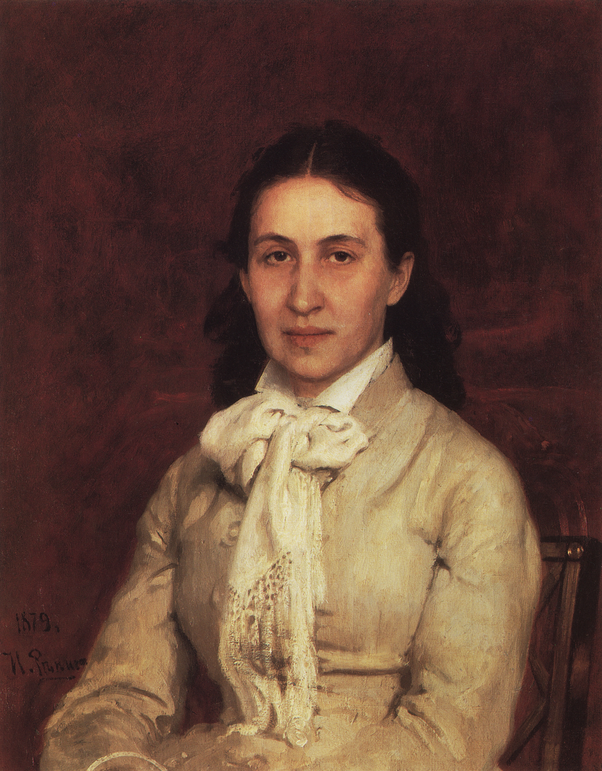 Репин И.. Портрет Е.Г.Мамонтовой. 1874-1879