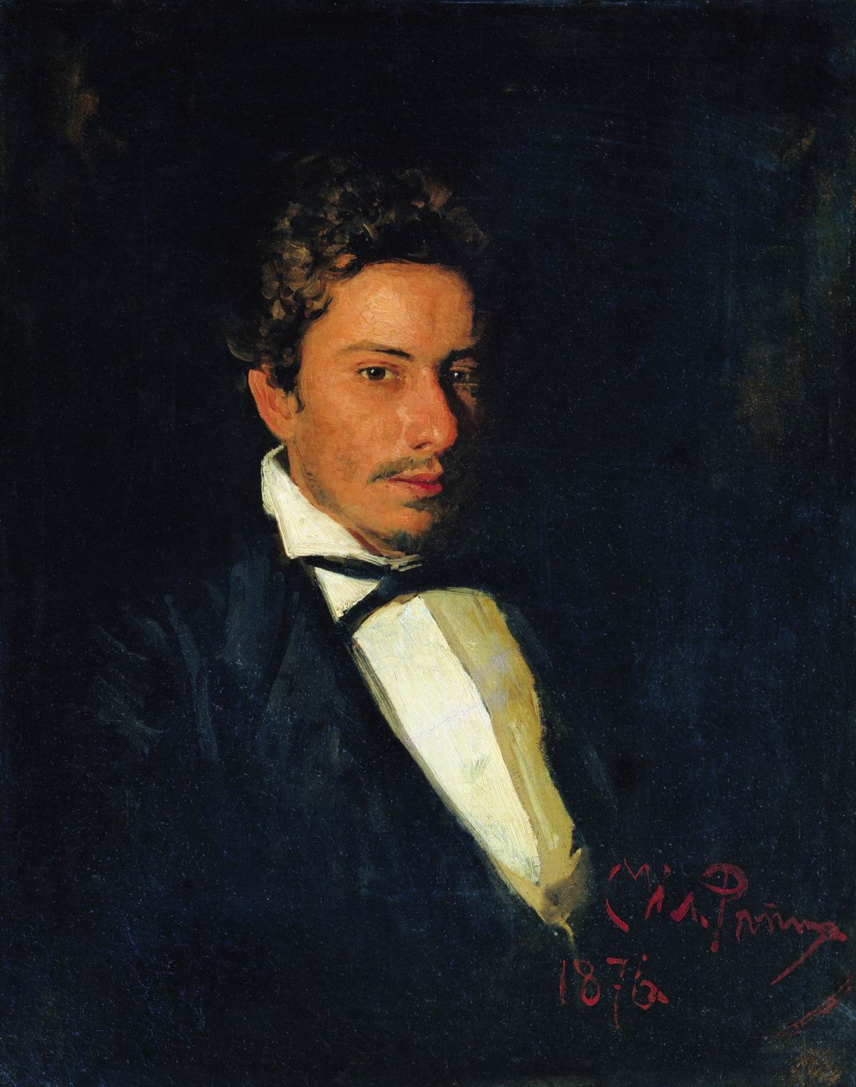 Репин И.. Портрет В.Е.Репина, брата художника. 1876