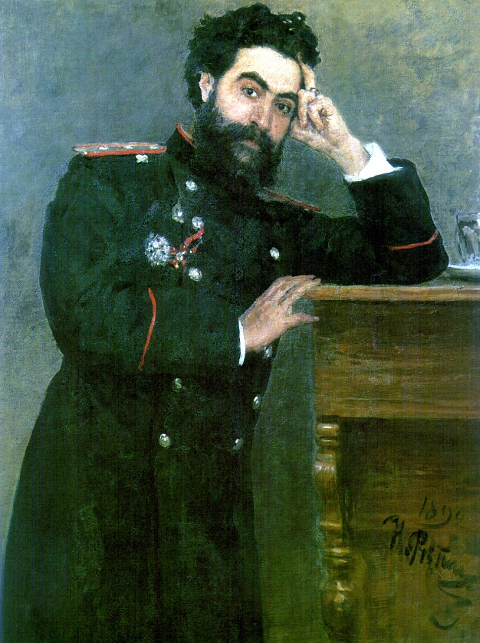 Репин И.. Портрет И.Р.Тарханова. 1892