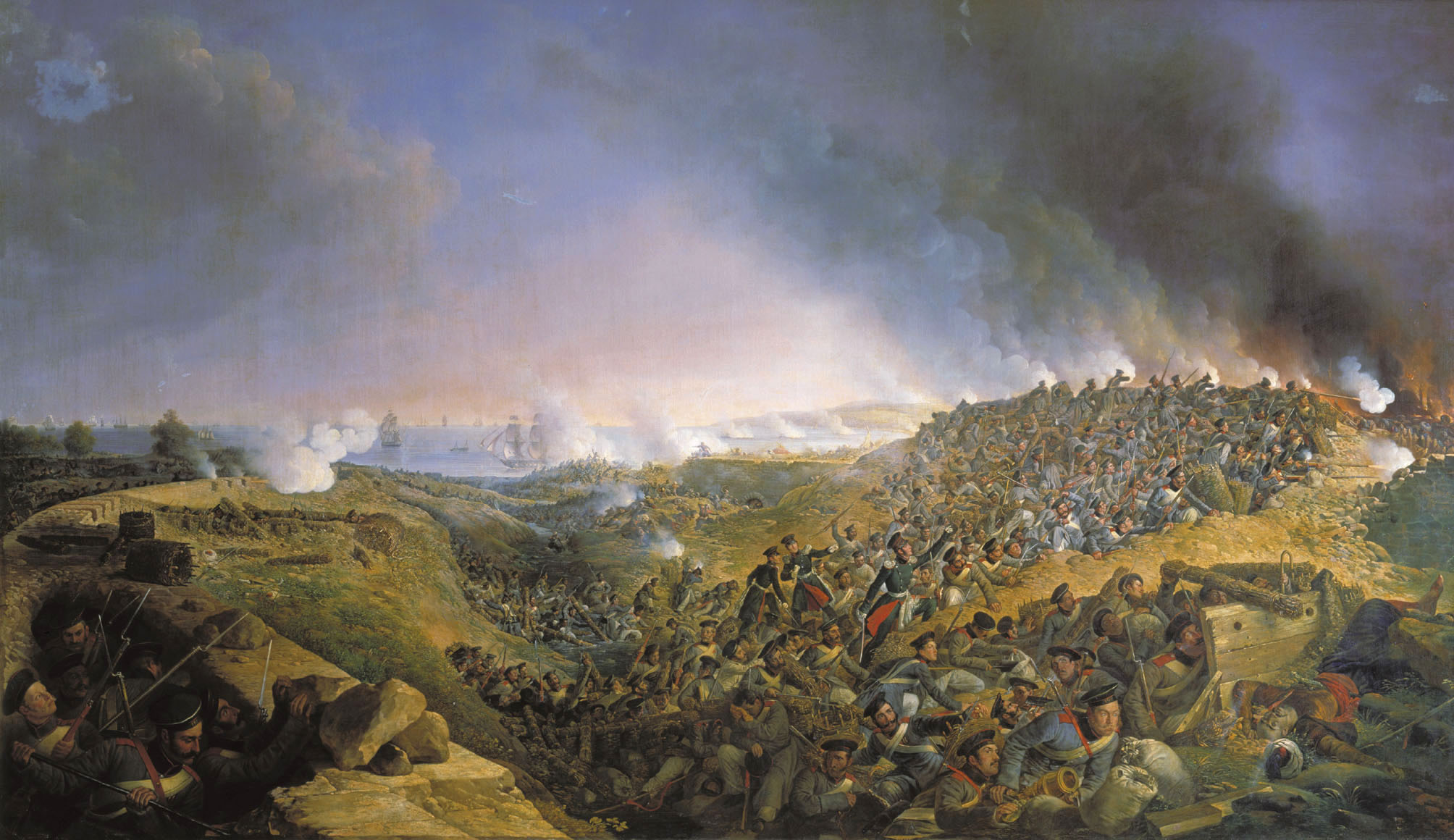 Зауервейд А.. Инженерная атака крепости Варна саперным батальоном 23 сентября 1828 года. 1836