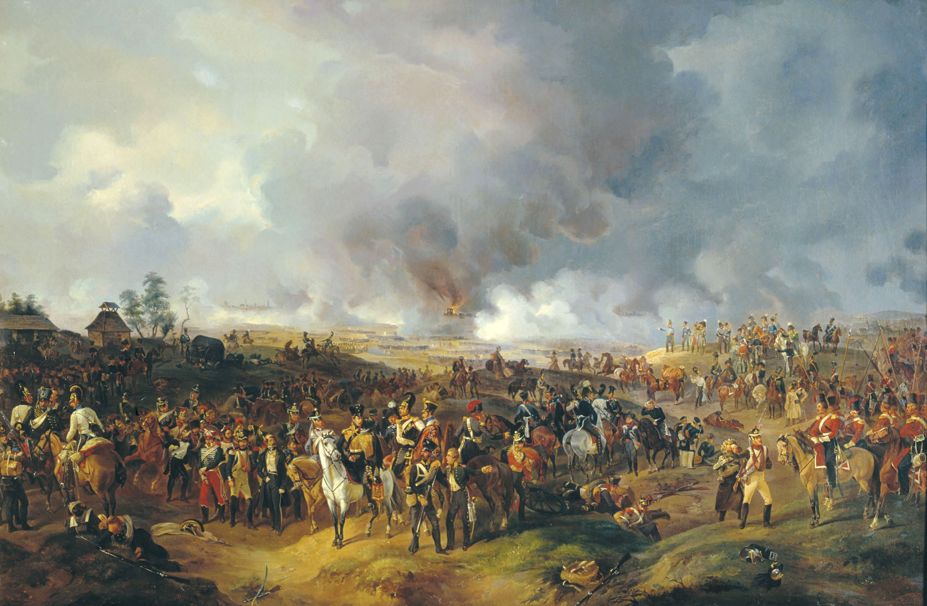 Зауервейд А.. Сражение при Лейпциге с 2 по 7 октября 1813 года. 1844