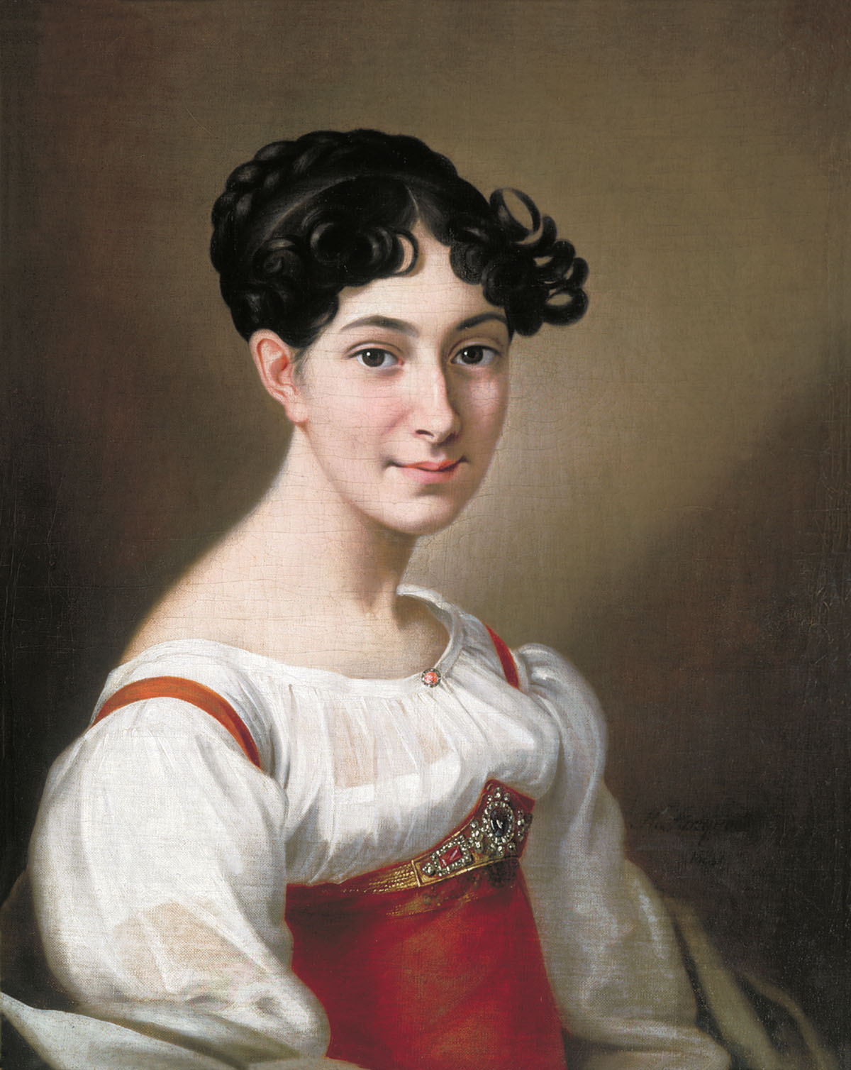 Аргунов Я.. Портрет Е.Н. Бантыш-Каменской. 1823