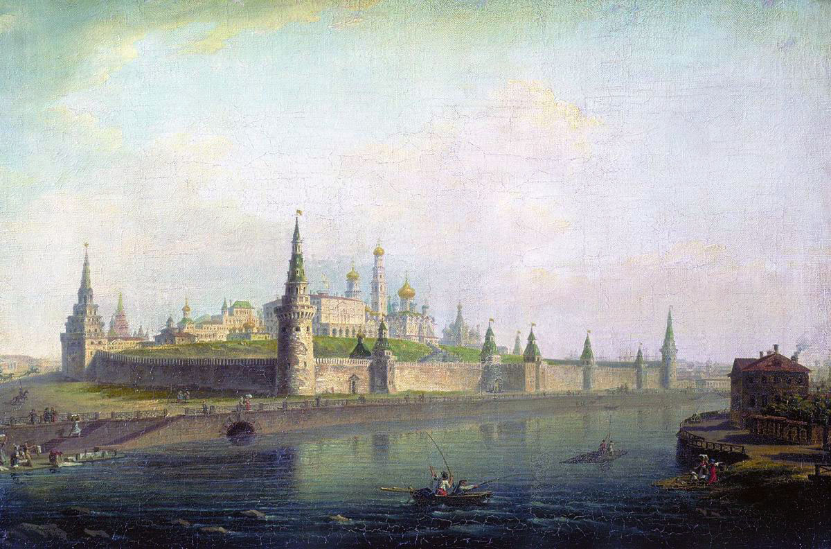 Воробьев М.. Вид Московского Кремля (со стороны Каменного моста). 1819
