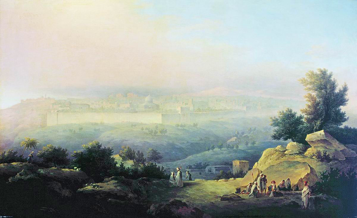 Воробьев М.. Вид Иерусалима. 1821