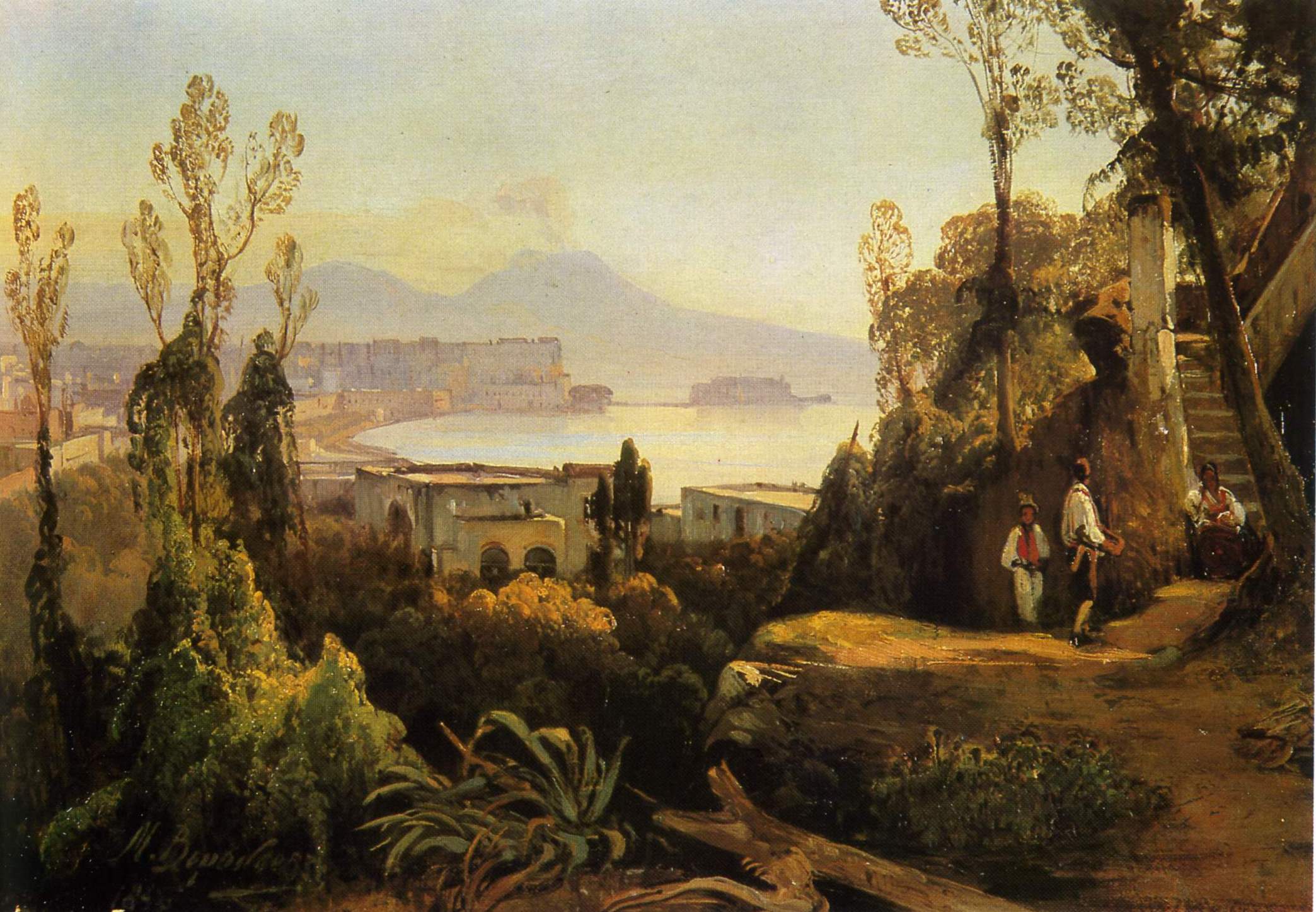 Воробьев М.. Неаполитанский залив. 1846