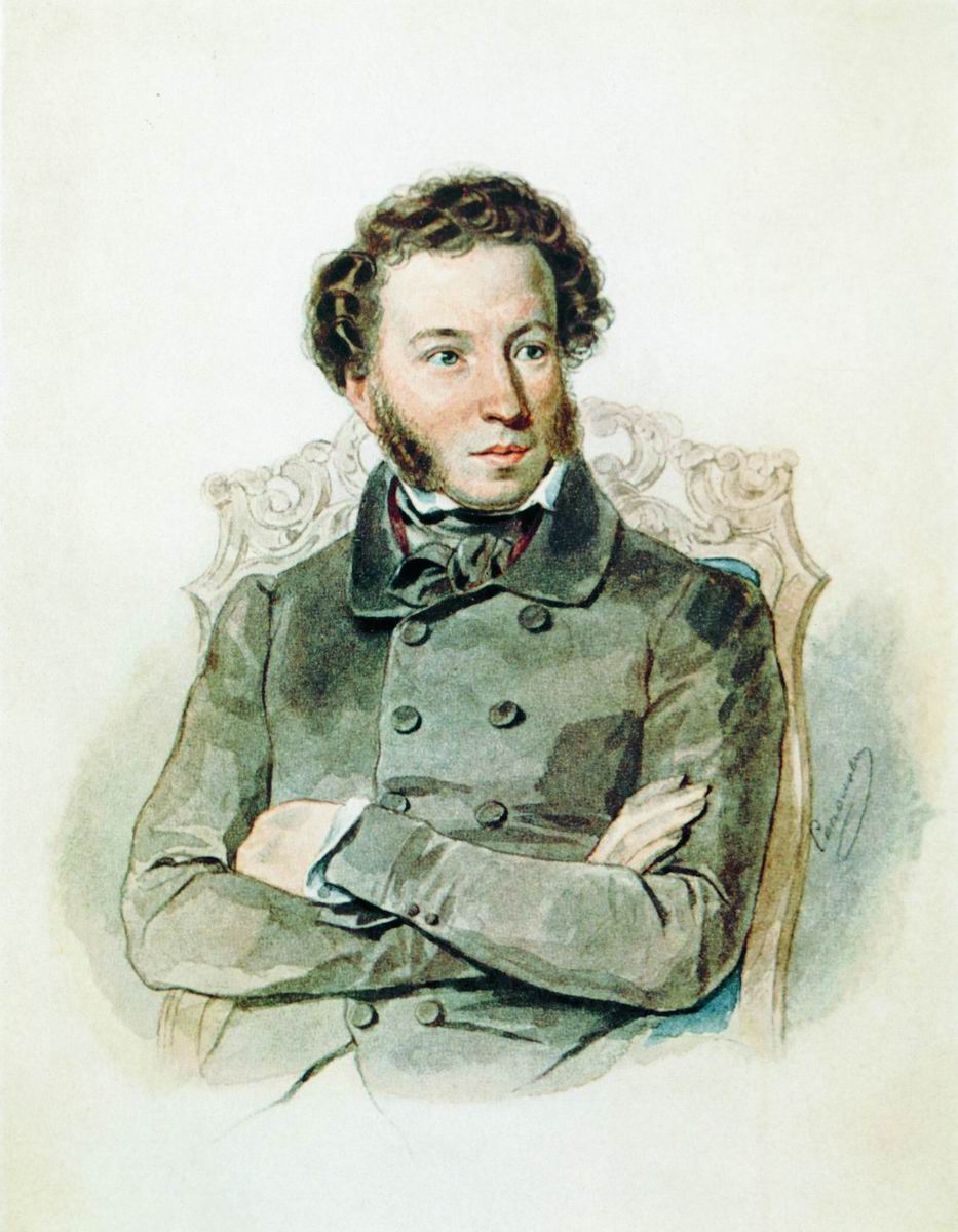 Соколов П.Ф.. Портрет А.С.Пушкина. 1836