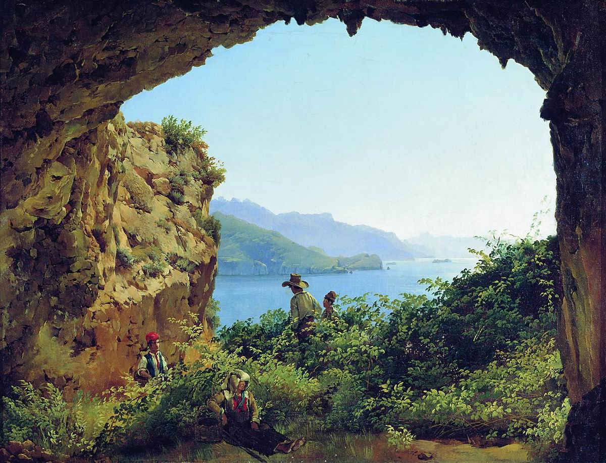 Щедрин Сильв.. Грот Матроманио на острове Капри. 1827