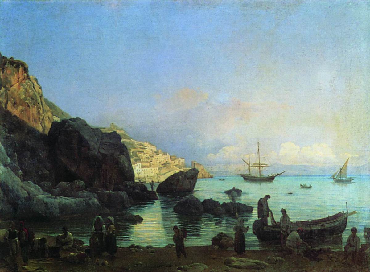 Щедрин Сильв.. Вид Амальфи близ Неаполя. 1826