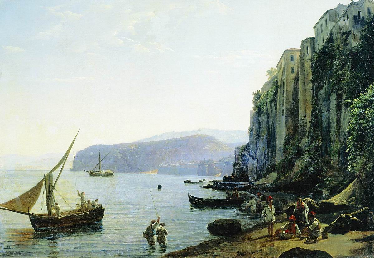 Щедрин Сильв.. Вид Сорренто близ Неаполя. 1825 (?)