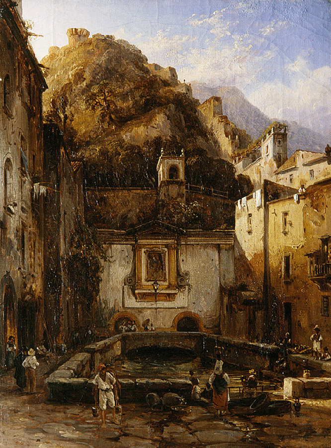 Щедрин Сильв.. Большой фонтан в Кастелламаре. 1820