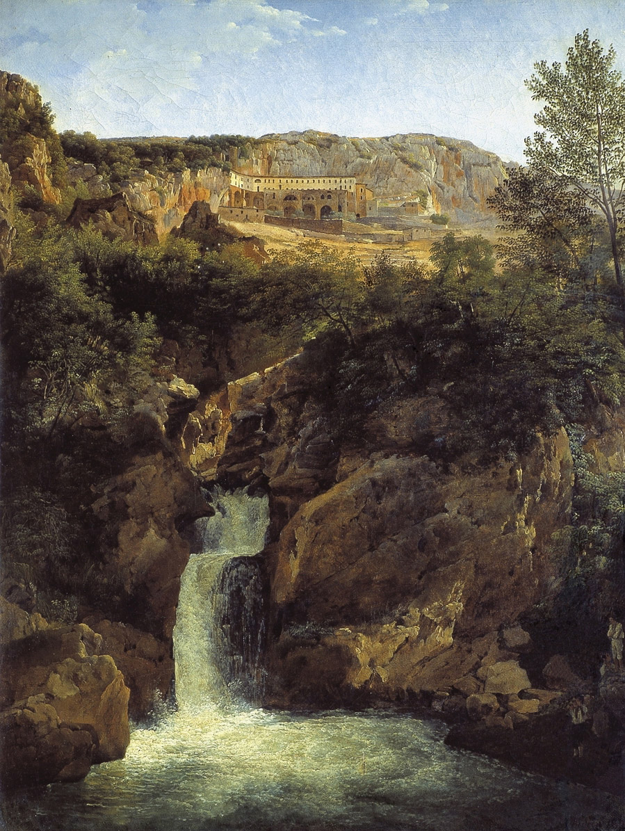 Щедрин Сильв.. Водопад в Тиволи. 1822