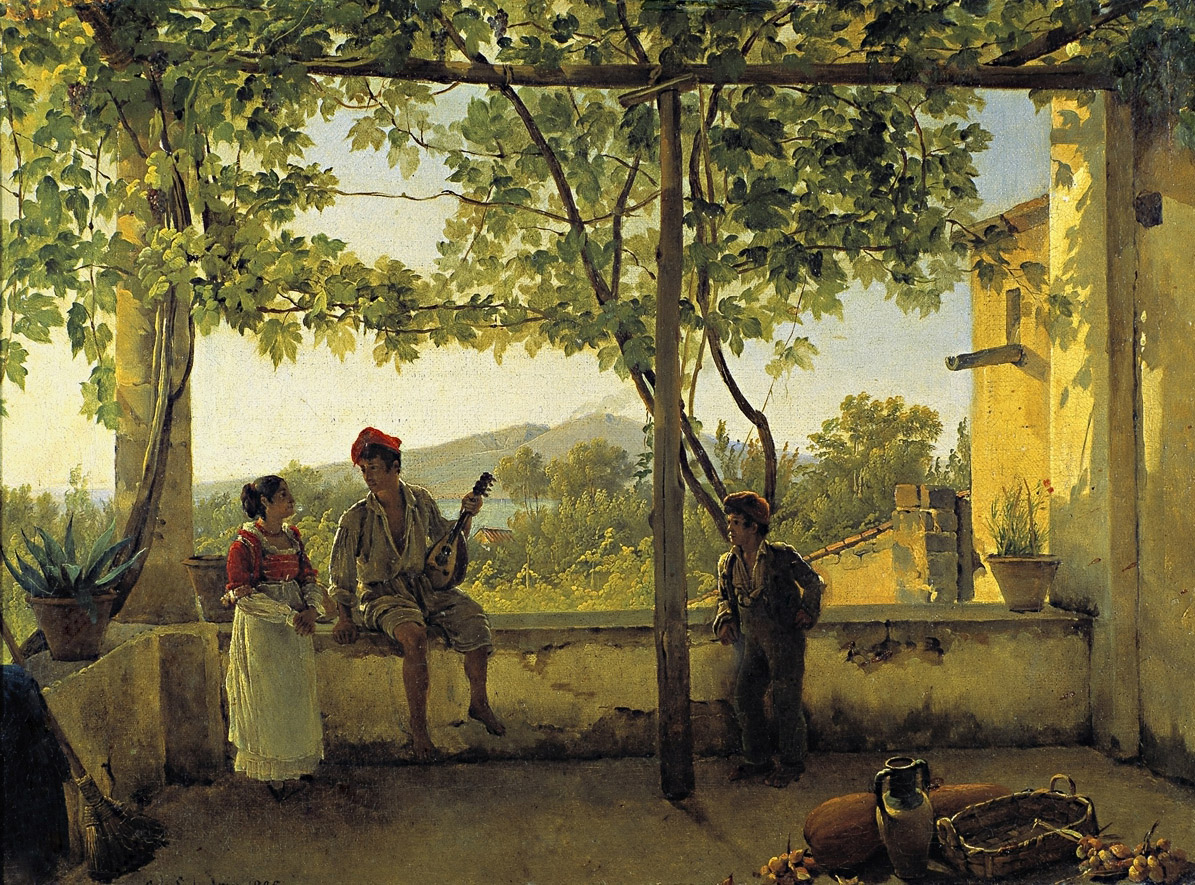 Щедрин Сильв.. Терраса в Сорренто. 1825