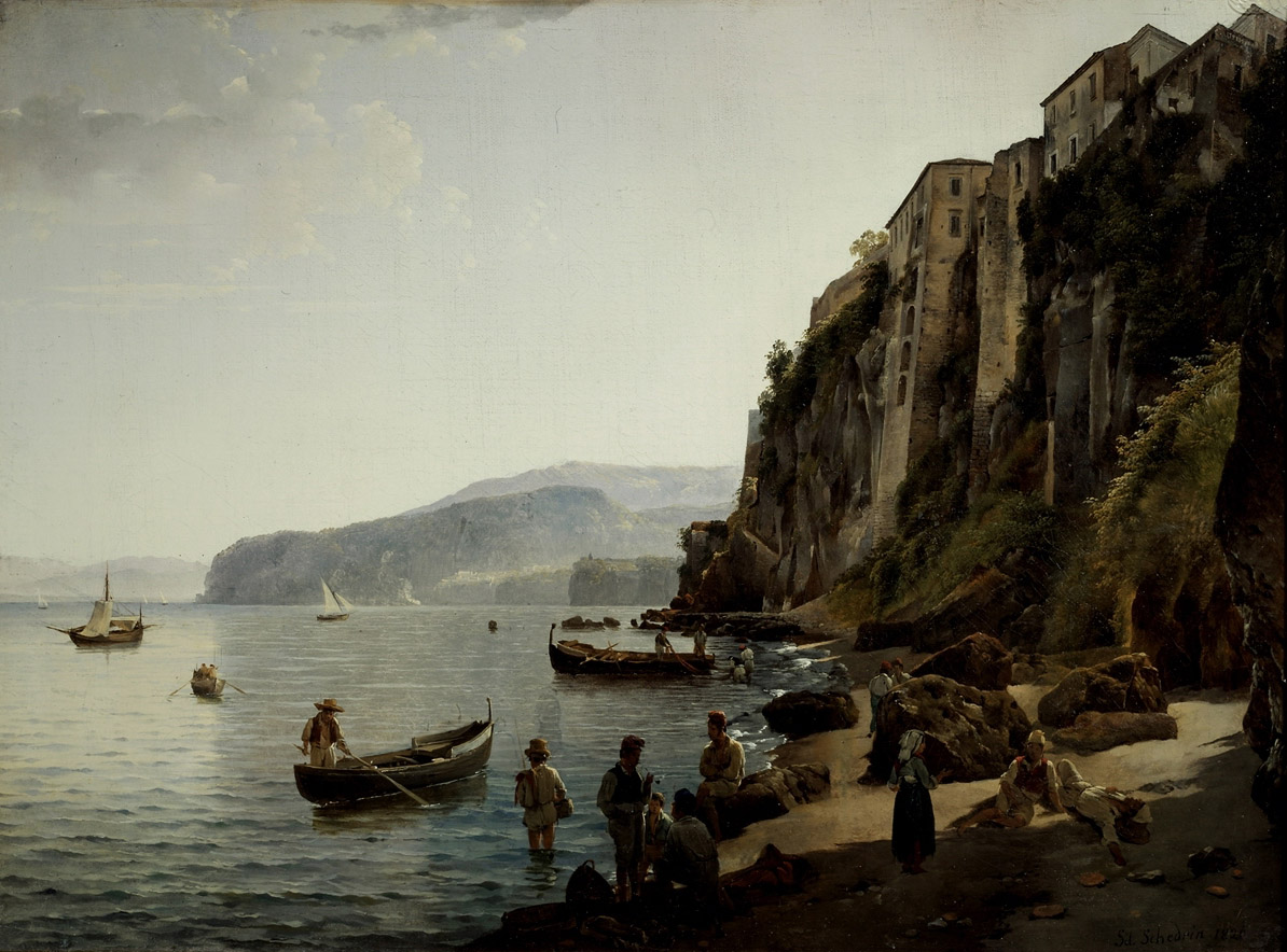 Щедрин Сильв.. Малая гавань в Сорренто. 1826