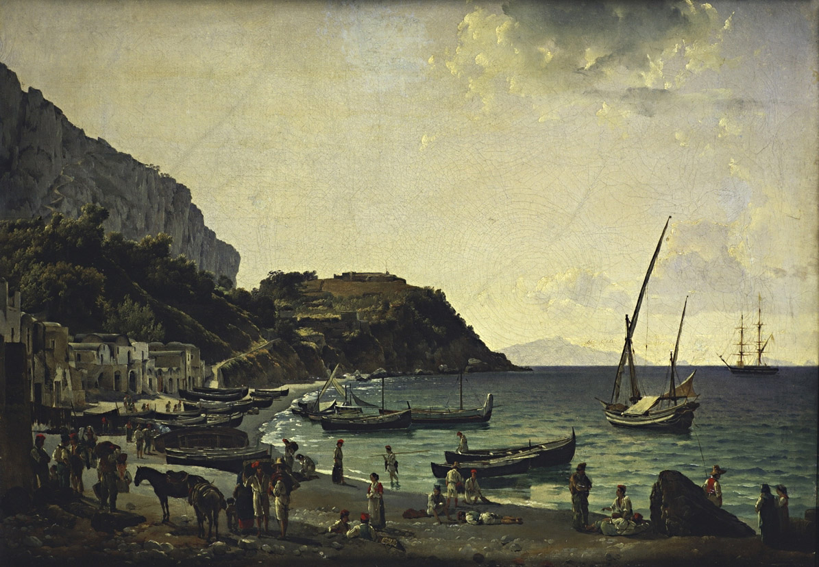 Щедрин Сильв.. Большая гавань на острове Капри. 1827