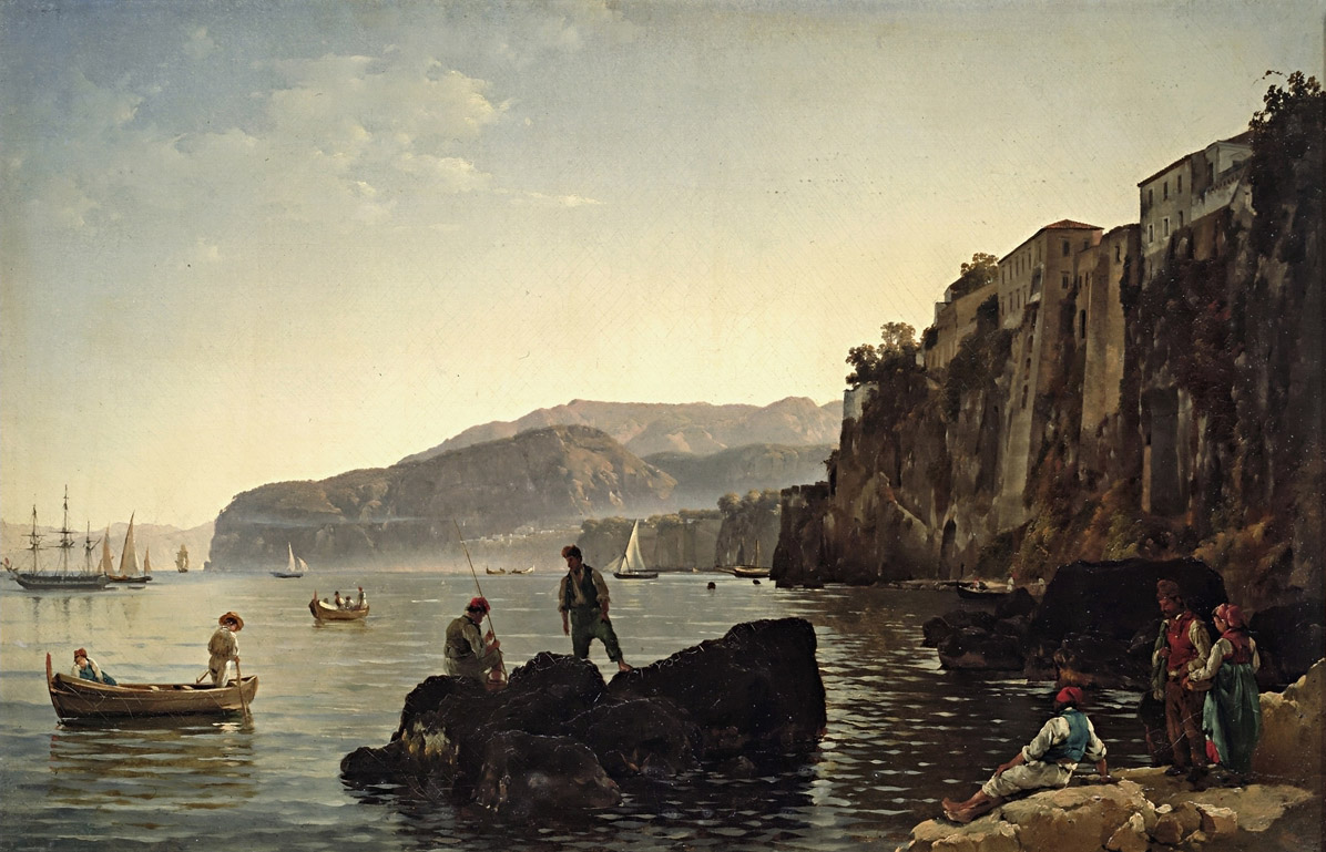 Щедрин Сильв.. Малая гавань в Сорренто. 1828