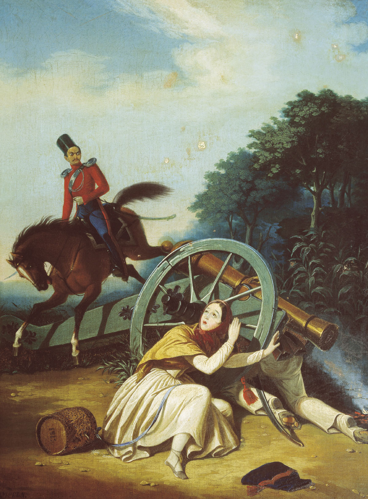 Гампельн. Сцена из Отечественной войны 1812 года. Конец 1830-х