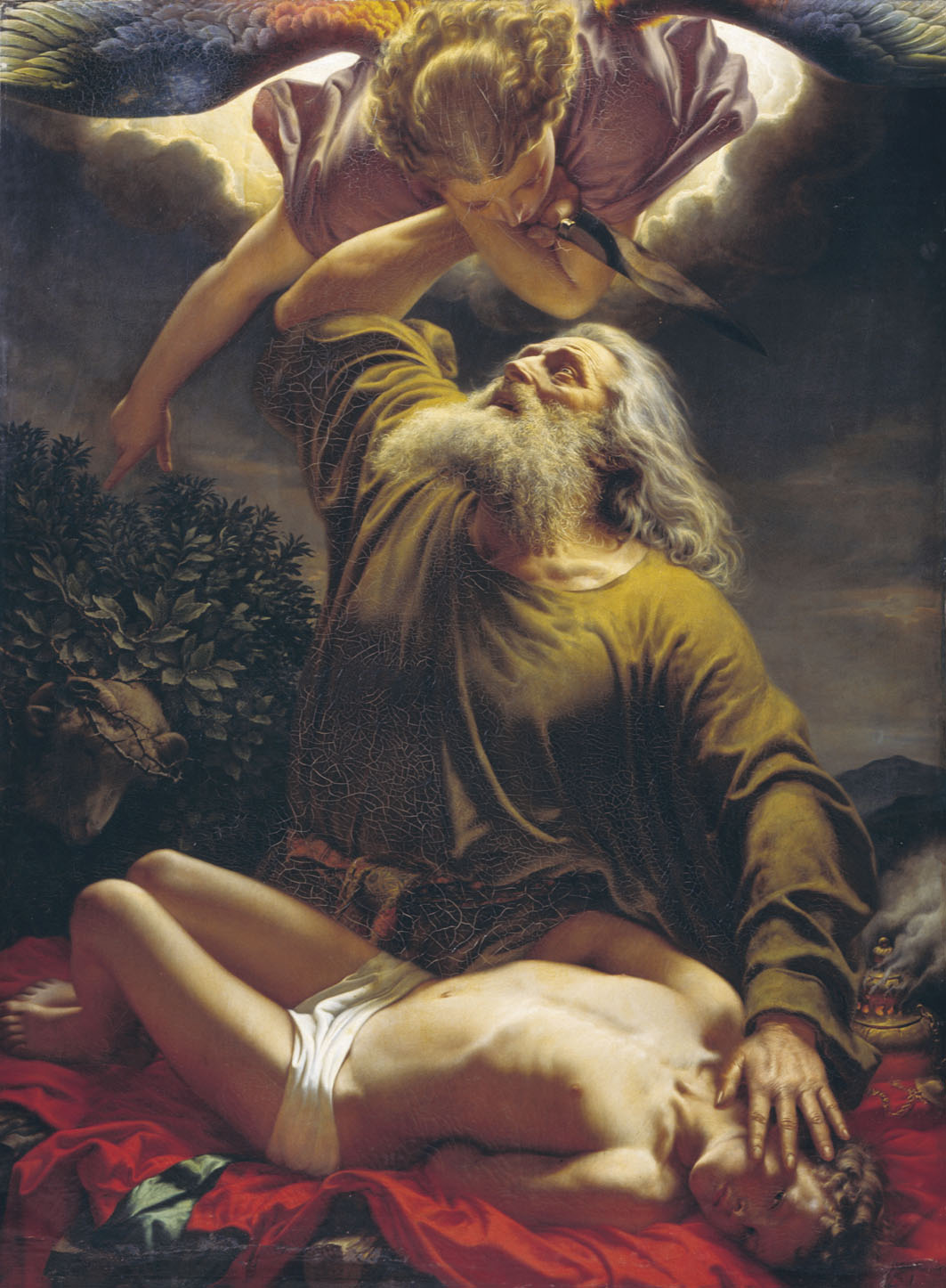 Рейтерн. Авраам приносит Исаака в жертву. 1849