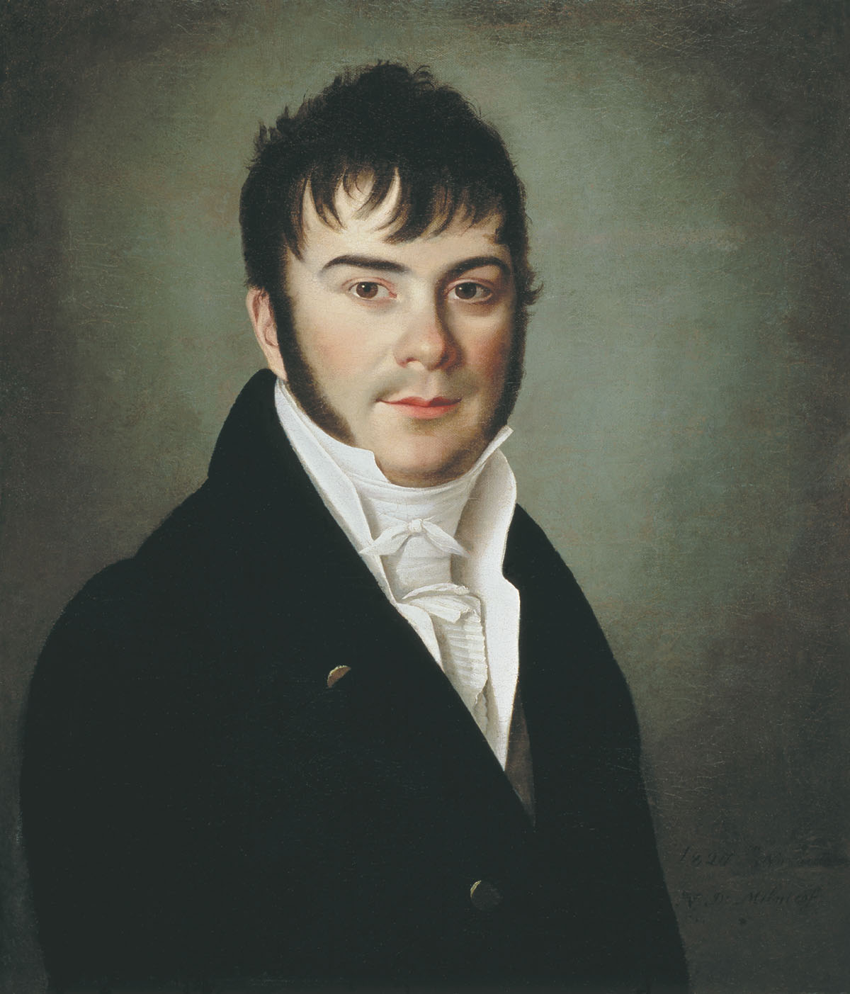 Мыльников Н.. Портрет неизвестного. 1827