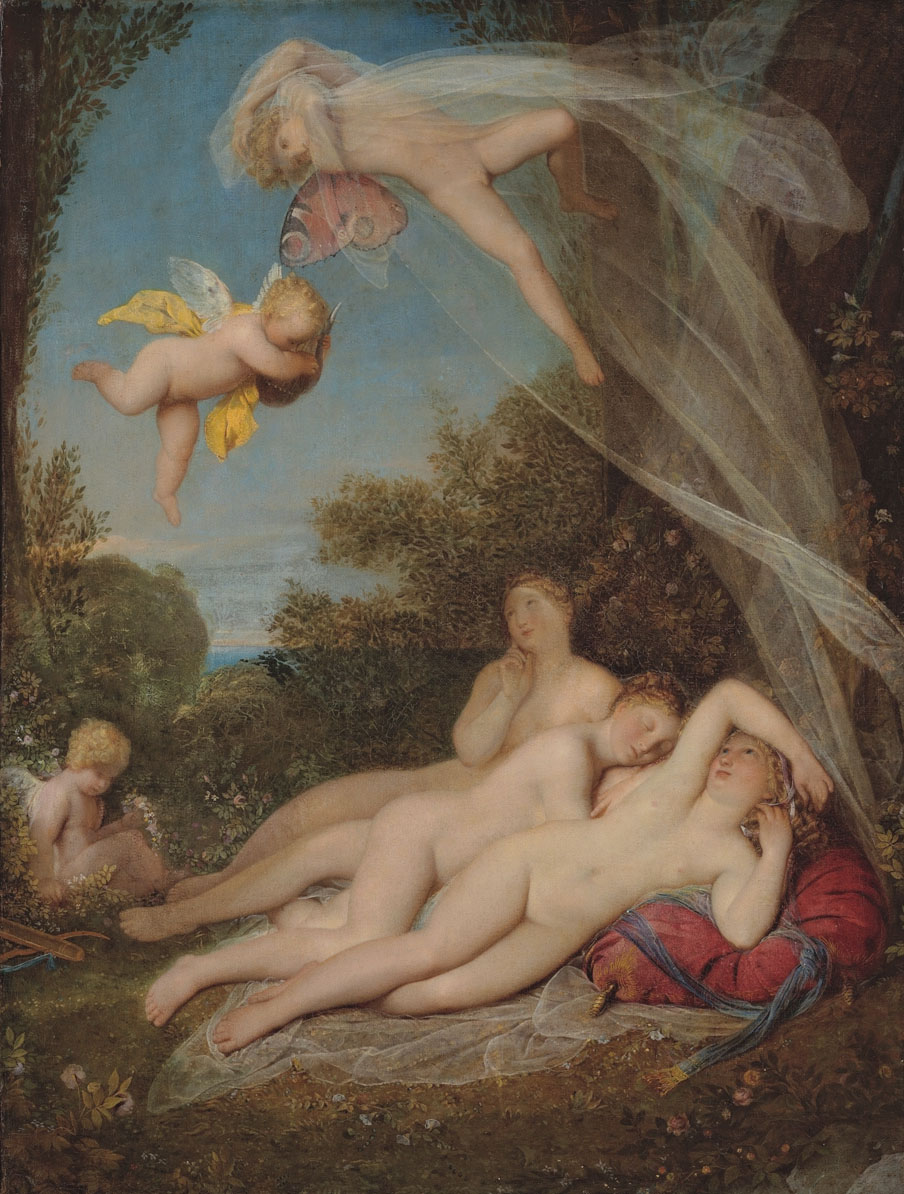 Бруни Ф.. Пробуждение граций. 1827