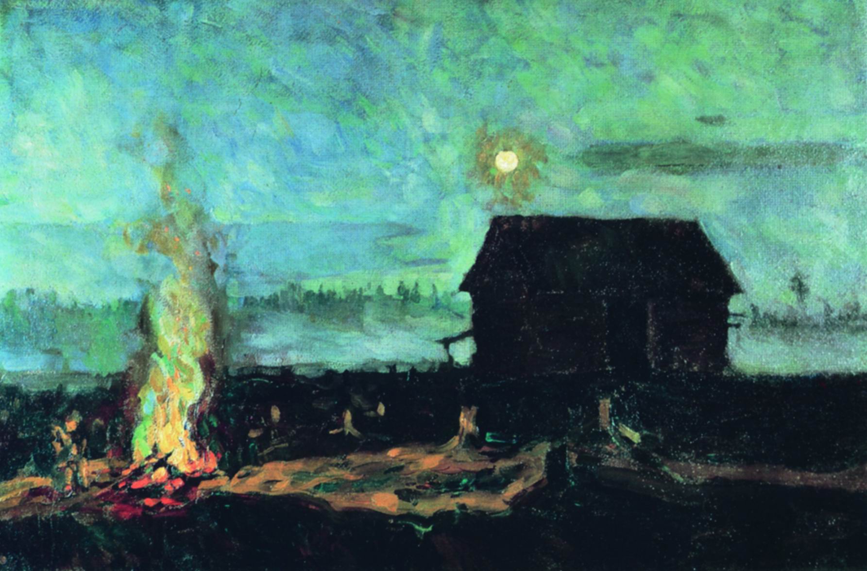 Жуковский С.. Белая ночь. 1912
