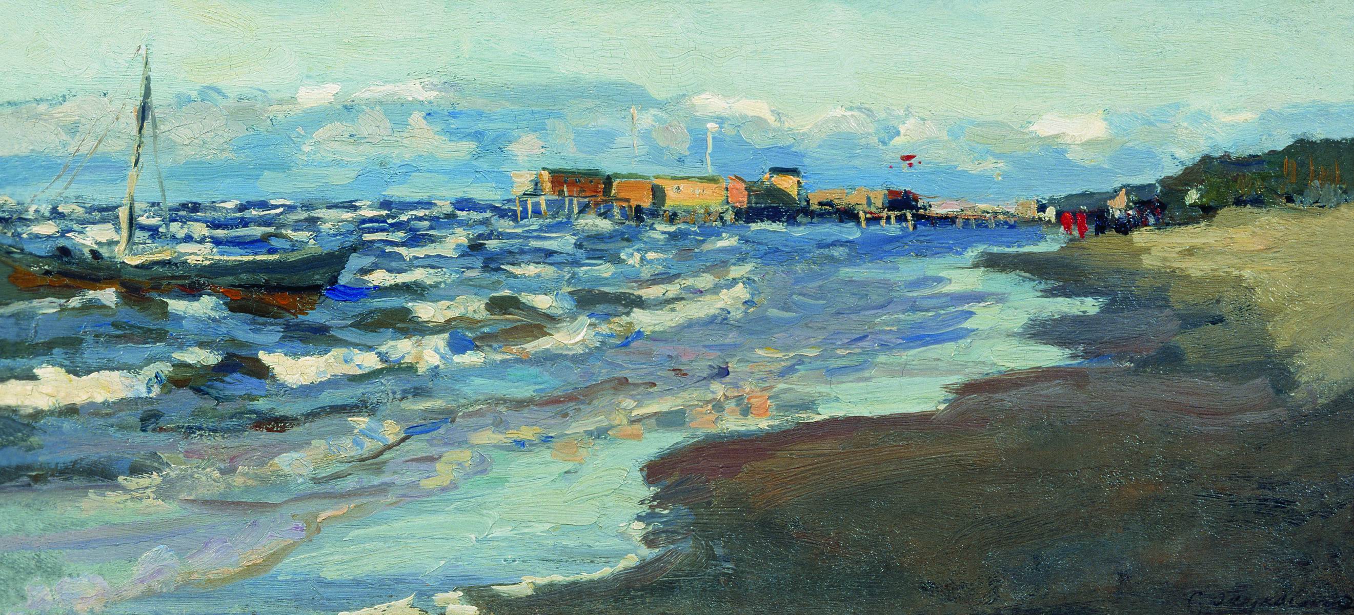 Жуковский С.. Берег моря. 1904