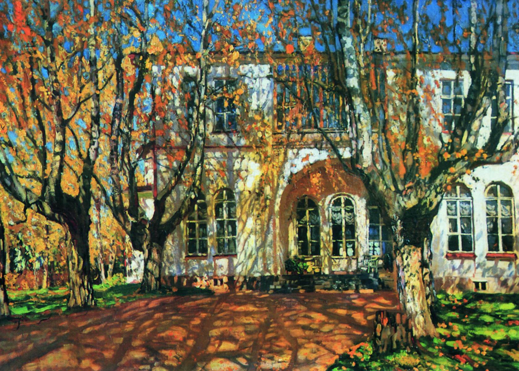 Жуковский С.. В старой аллее. 1913