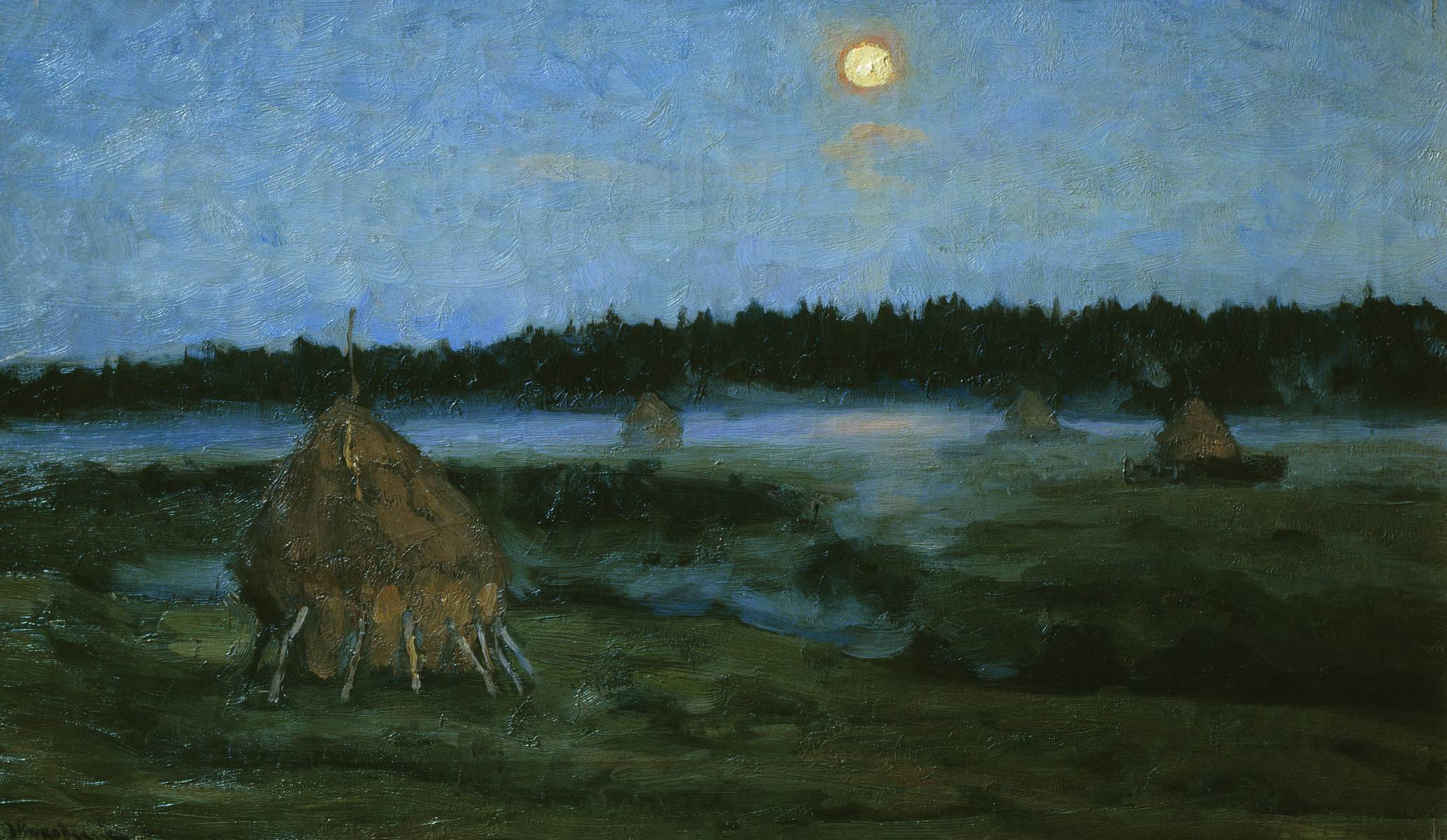 Жуковский С.. Восход луны. 1902