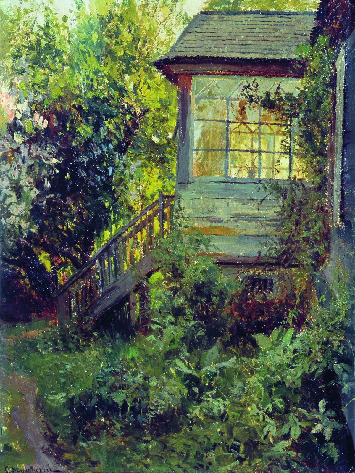 Жуковский С.. Дача. Терраса. Середина 1890-х
