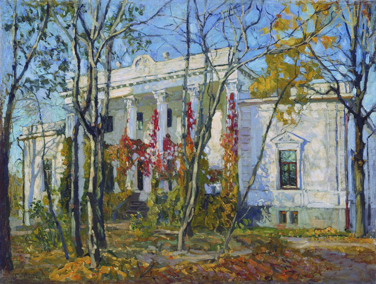 Жуковский С.. Княжеский дом осенью. 1909