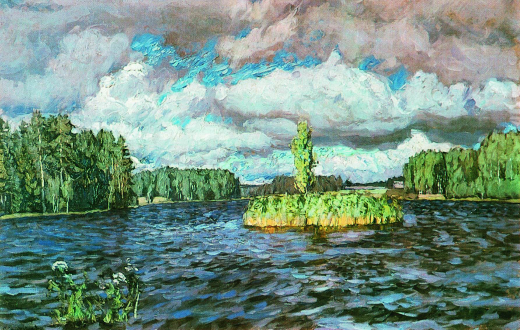 Жуковский С.. Озеро Молдино. 1909