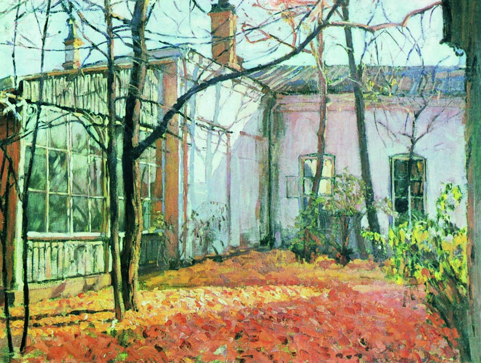 Жуковский С.. Опустевшая дача. 1907