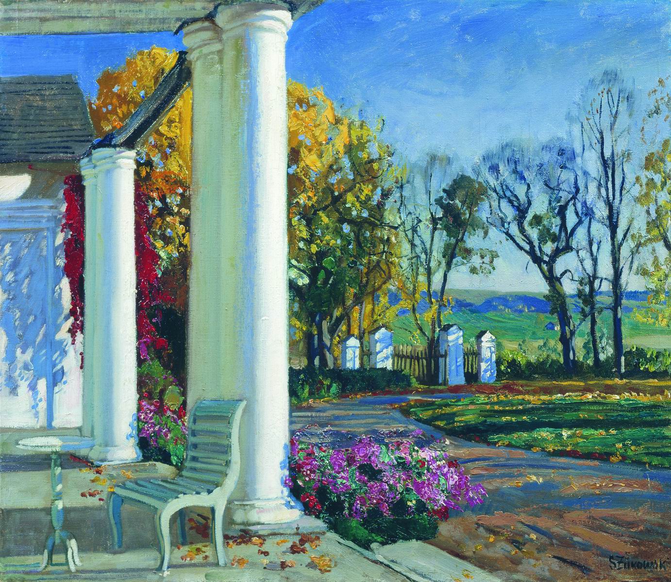 Жуковский С.. Осеннее утро. Середина 1920-х