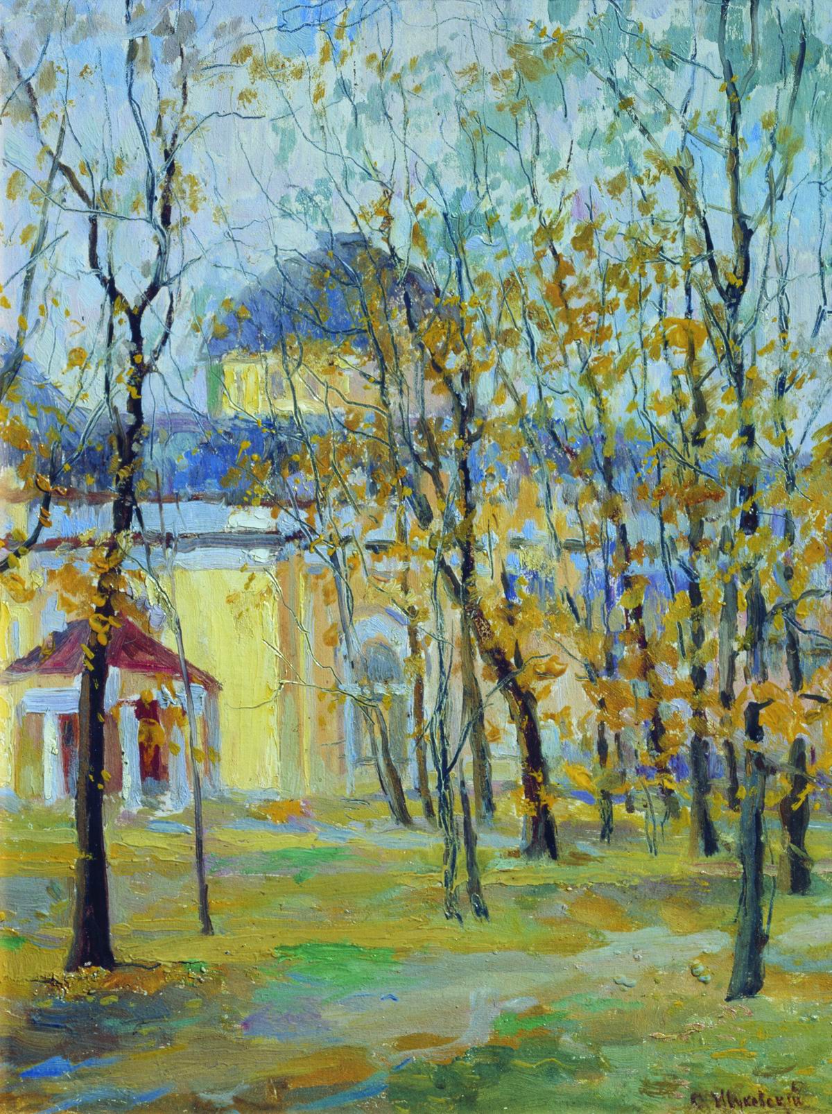 Жуковский С.. Осенний пейзаж. 1910-е