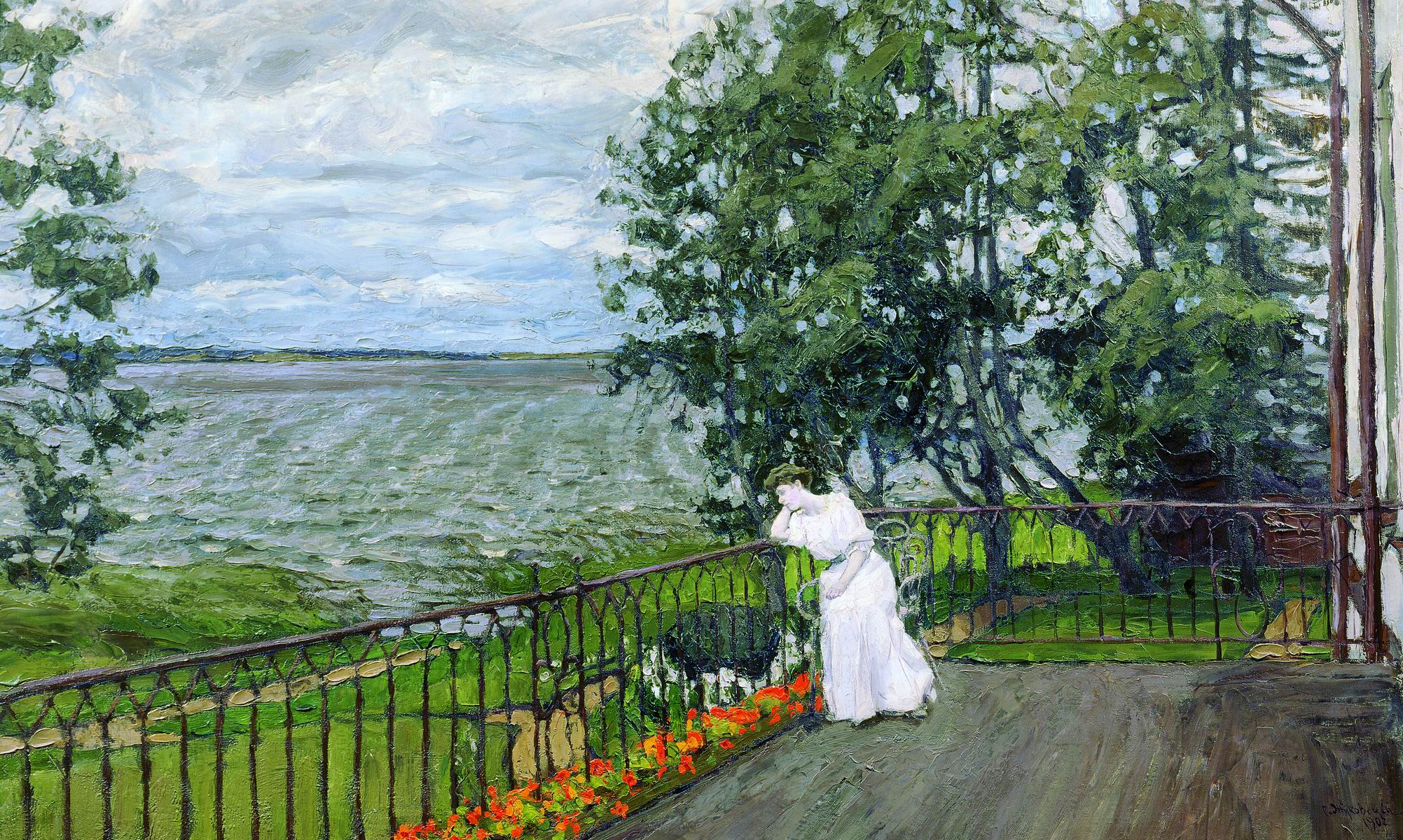 Жуковский С.. Печальные думы. 1907