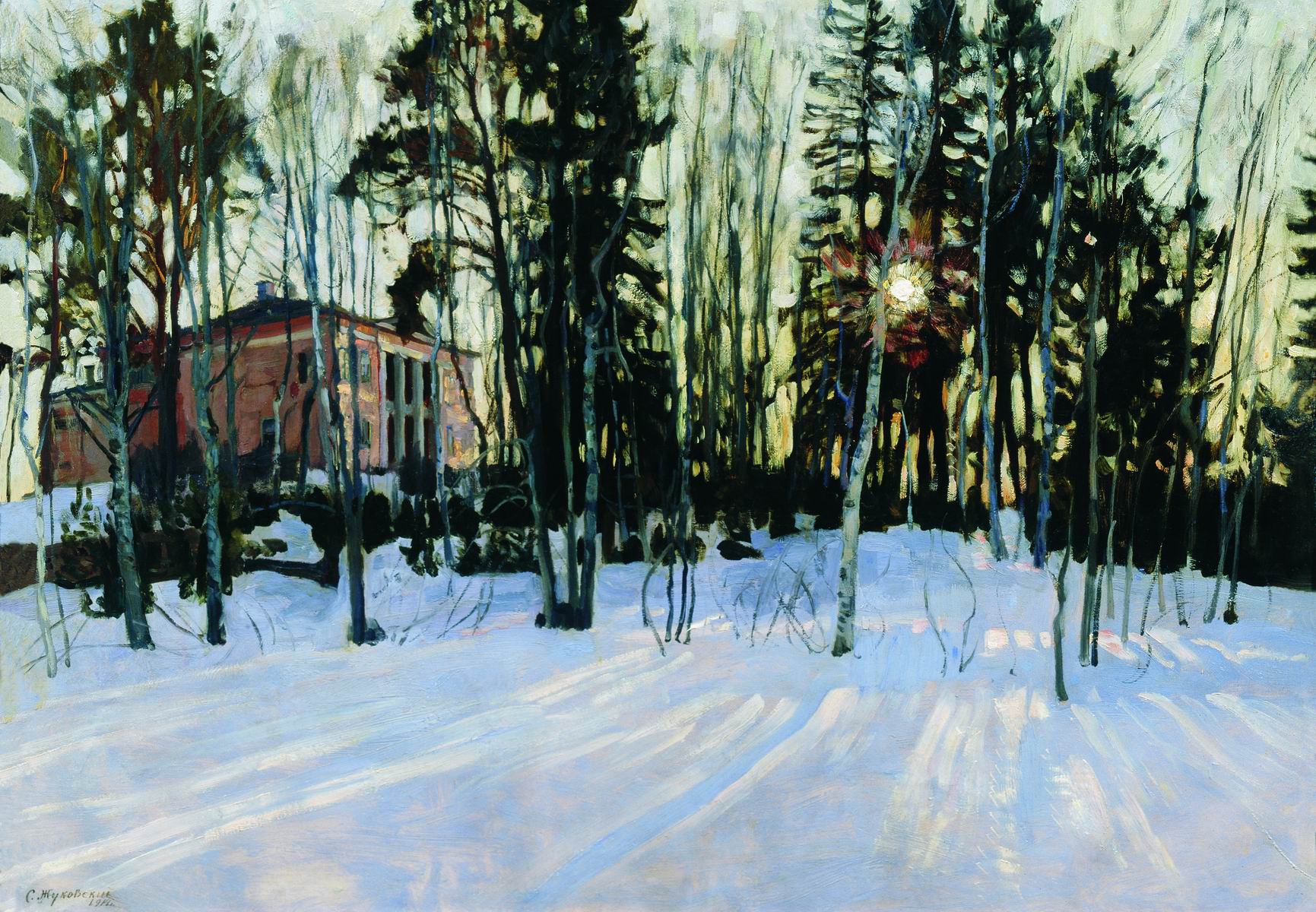 Жуковский С.. Солнце под вечер. 1914