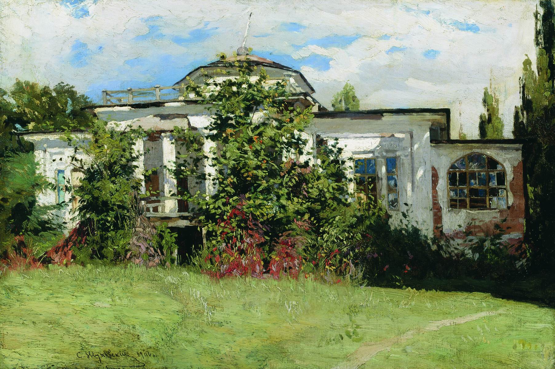 Жуковский С.. Усадьба в зелени. 1906