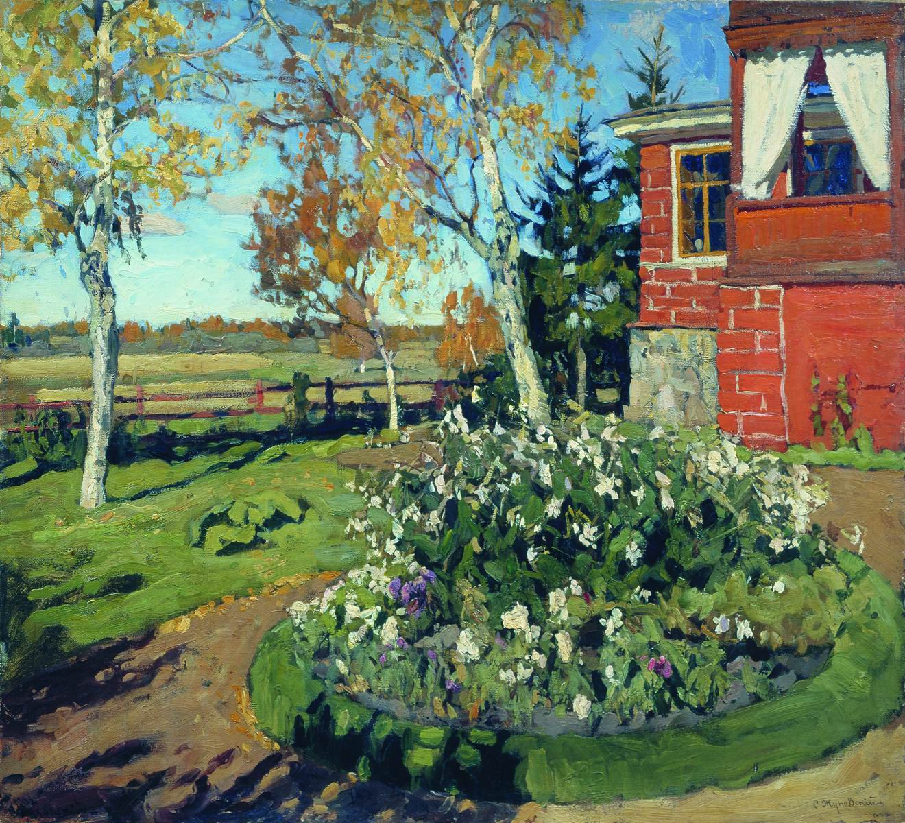 Жуковский С.. Цветы последние. 1908