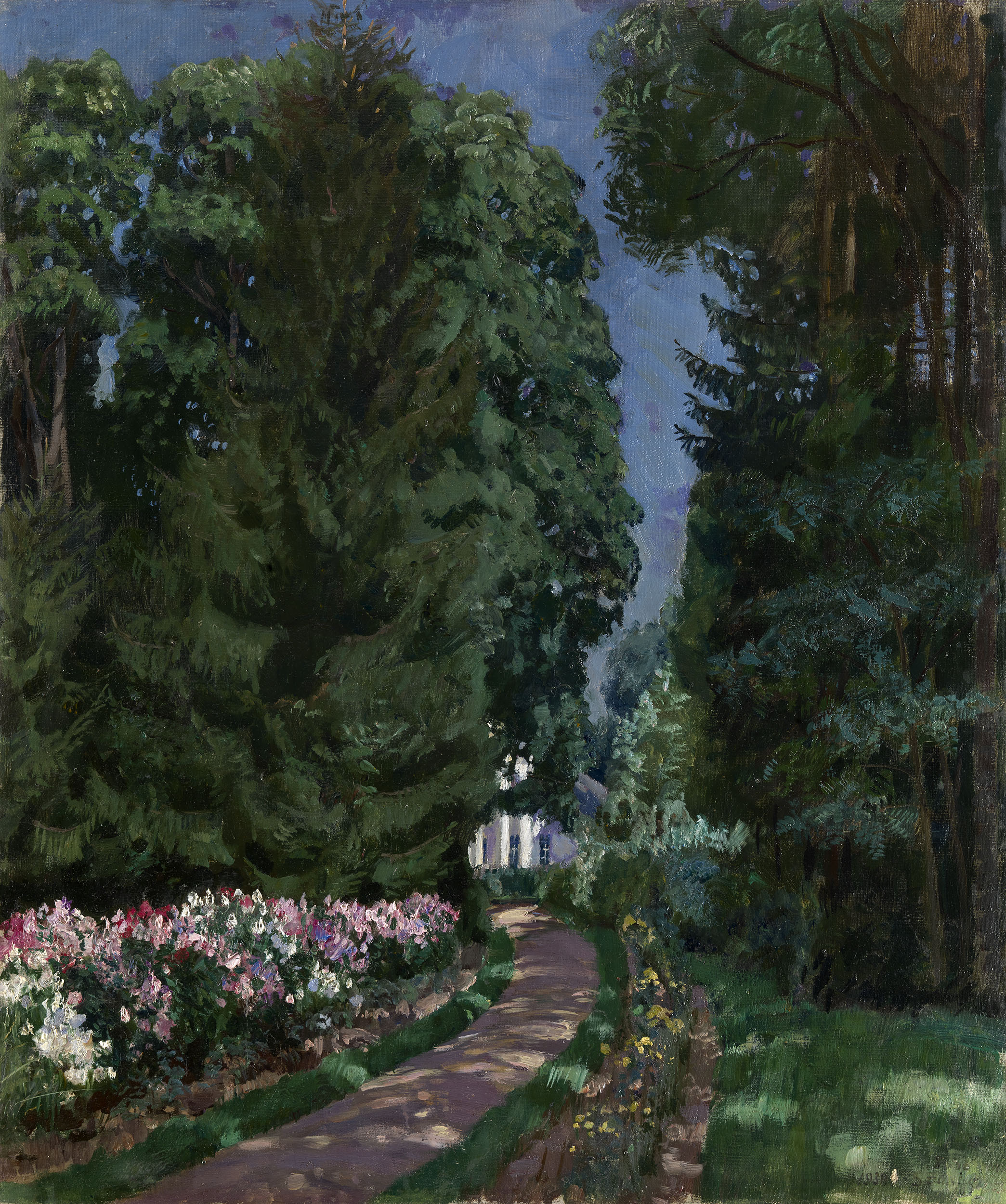 Жуковский С.. Дорожка в саду. 1938