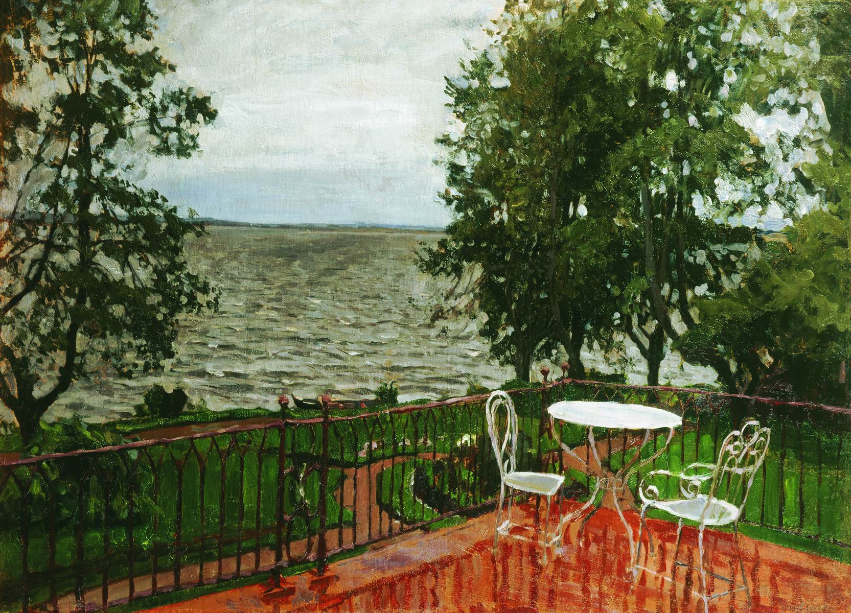 Жуковский С.. Ненастье. 1909