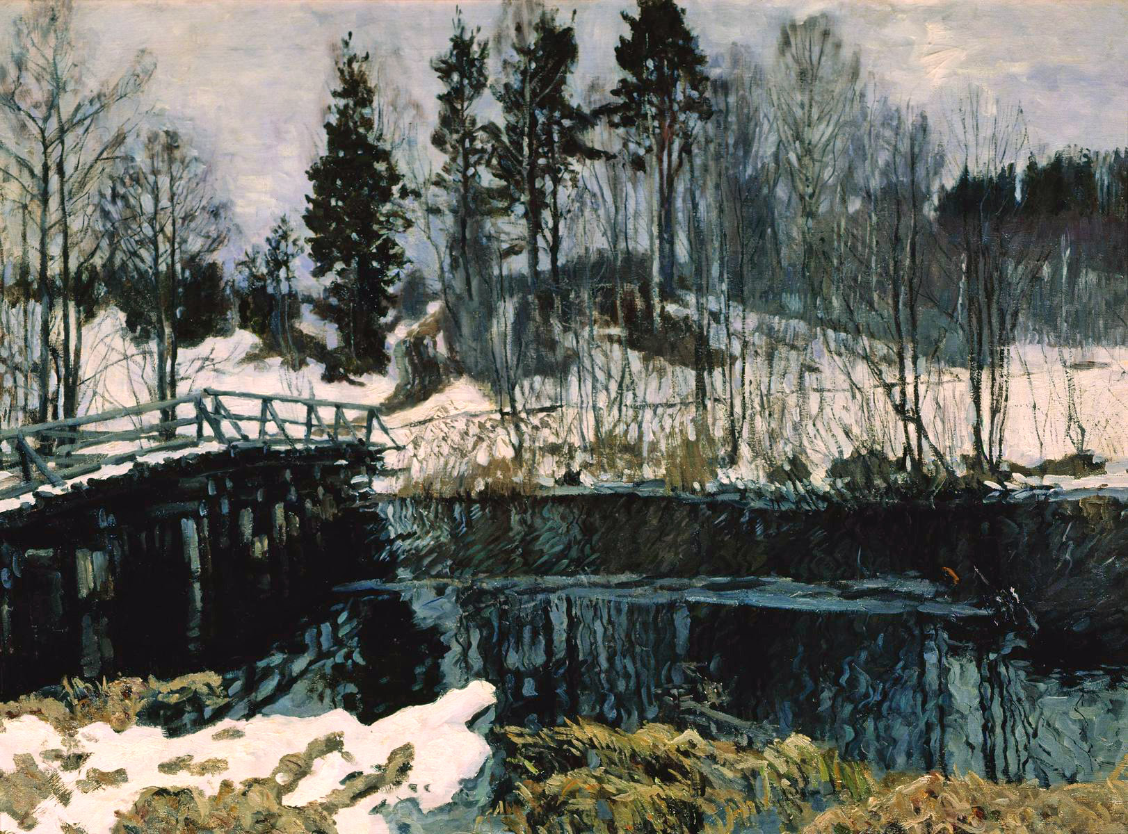 Жуковский С.. Весна в Абрамцеве. 1909