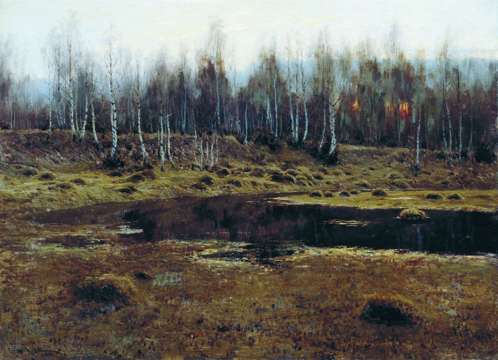 Жуковский С.. Весенний вечер. 1896