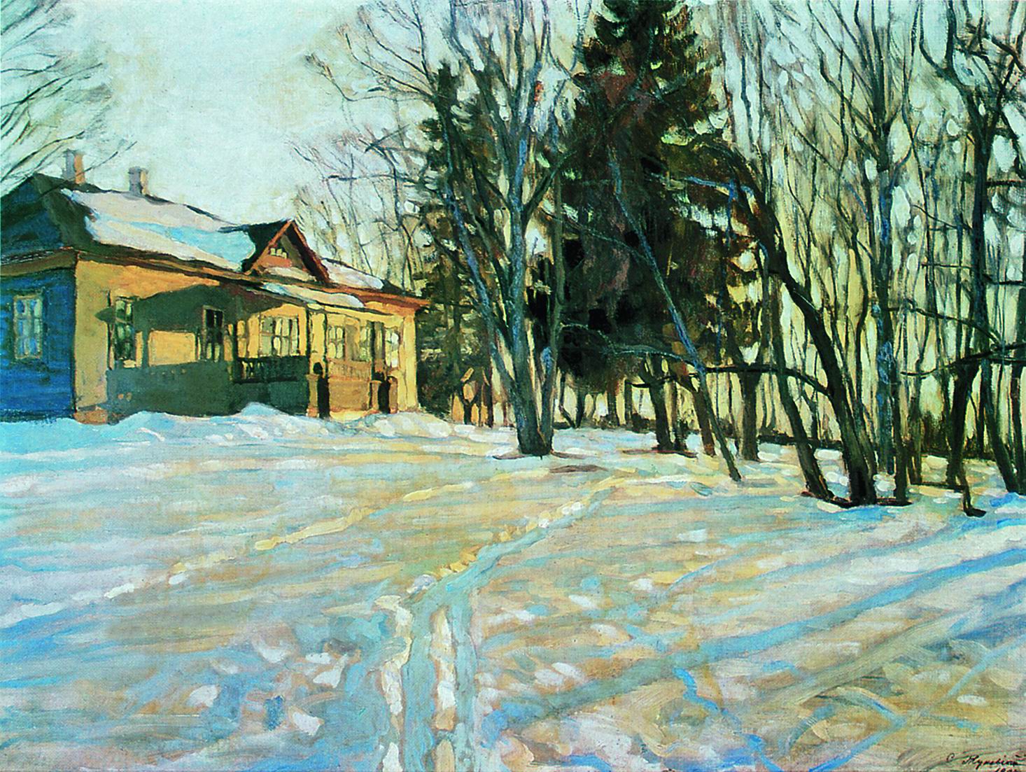 Жуковский С.. Мартовский вечер. 1904