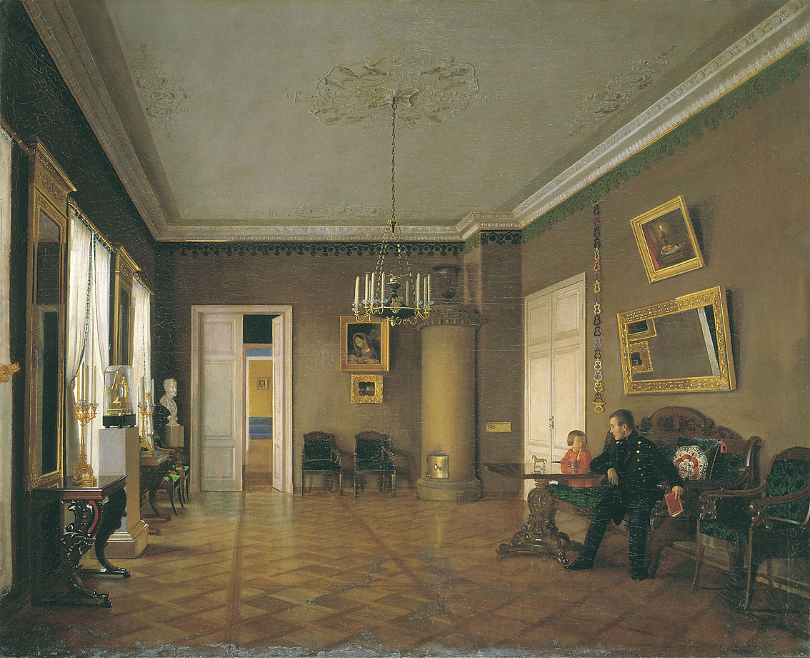 Пушкарев. В комнатах. 1840 - 1850-е