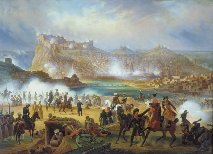 Суходольский Я.. Штурм крепости Карс 23 июня 1828 года. 1839