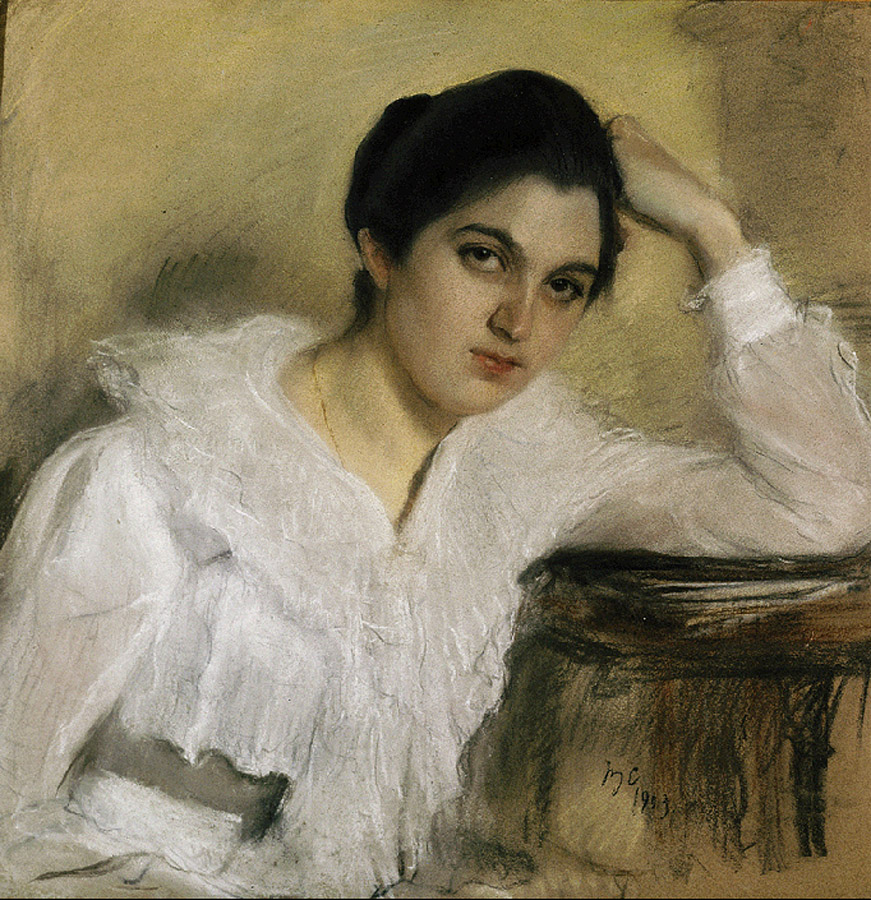 Серов В.. Портрет Хрущевой (Марии Павловны?). 1903