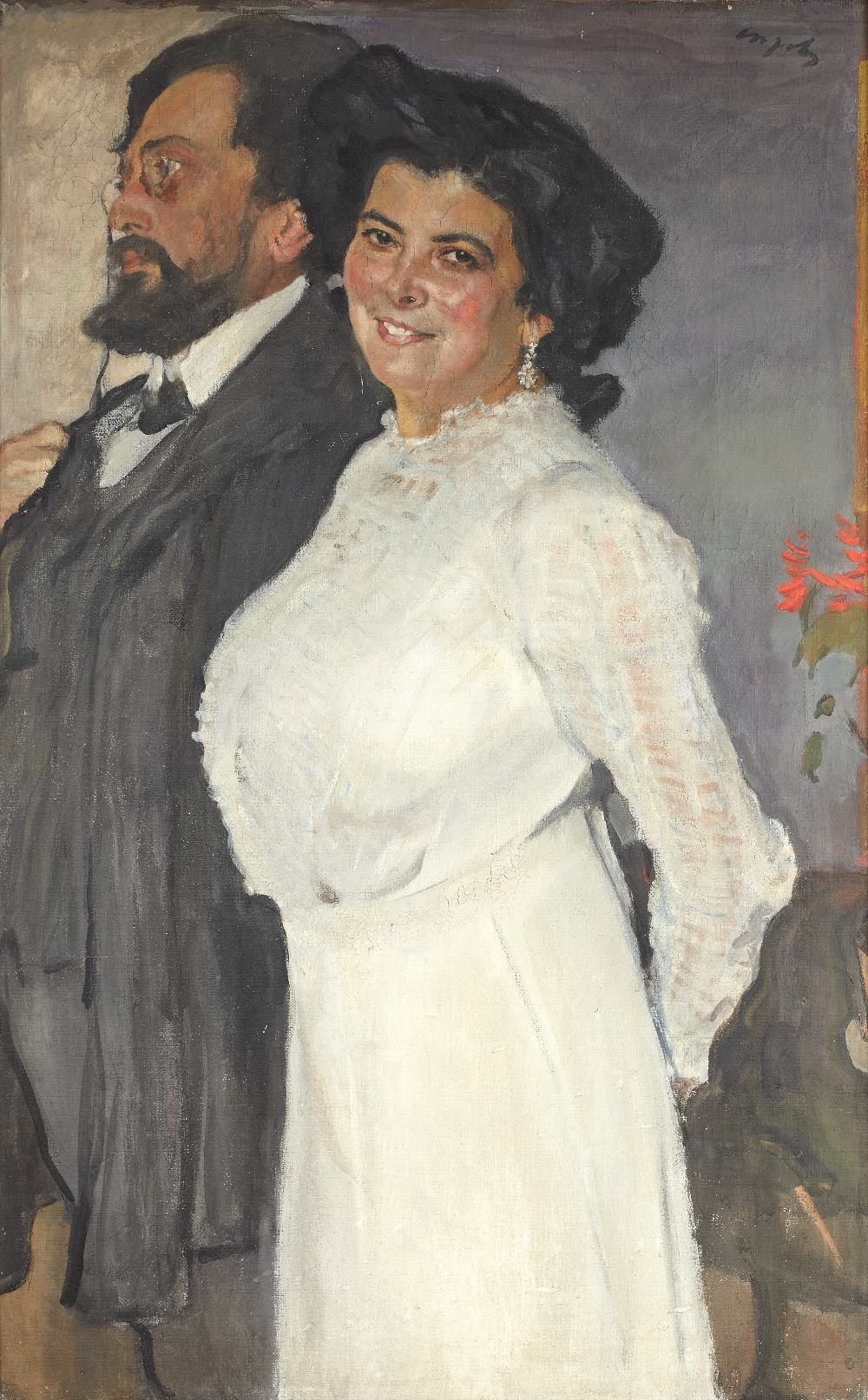 Серов В.. Портрет Оскара и Розы Грузенберг. 1910