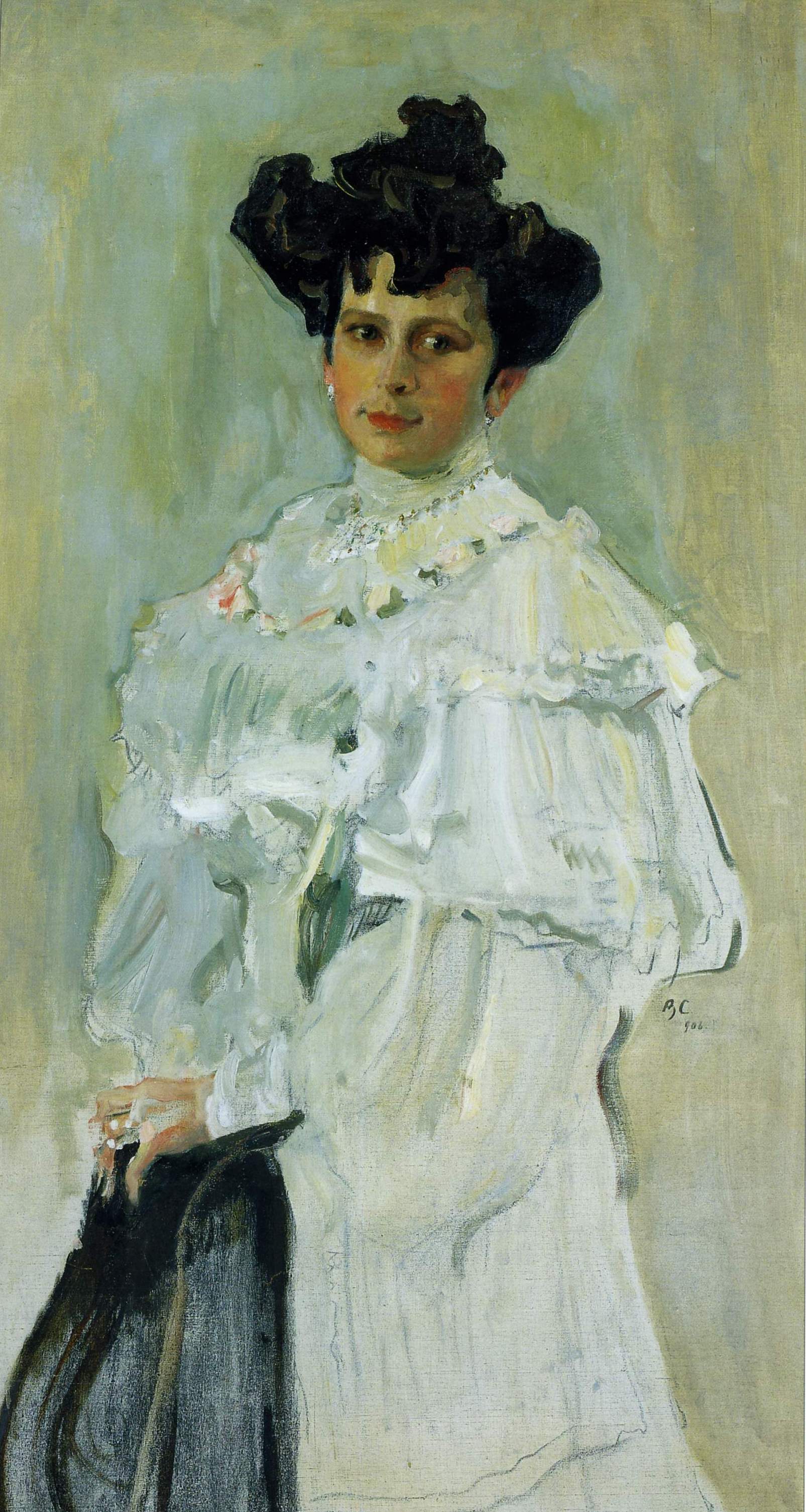 Серов В.. Портрет Е.А. Красильщиковой . 1906