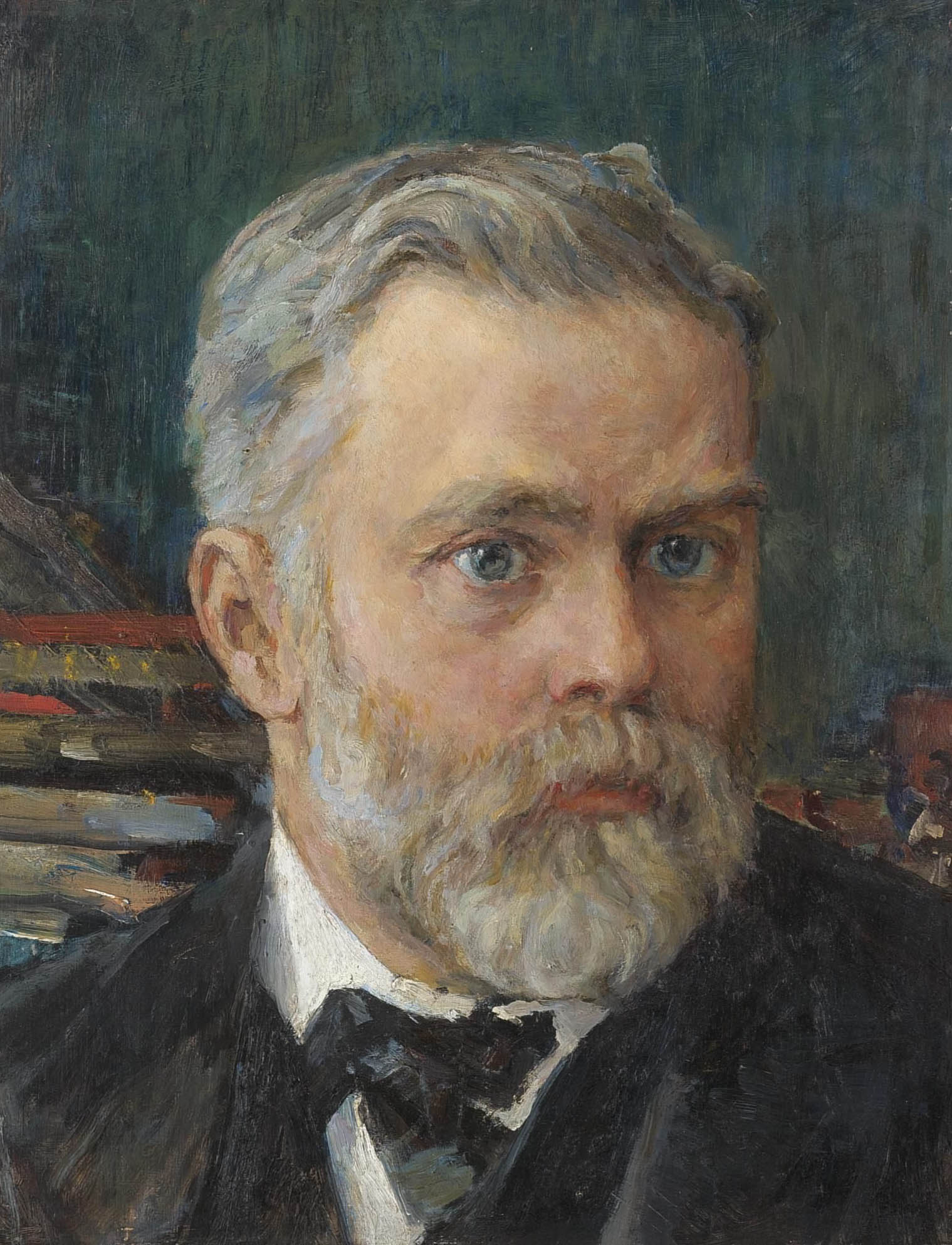 Серов В.. Портрет Эммануила Нобеля. 1909