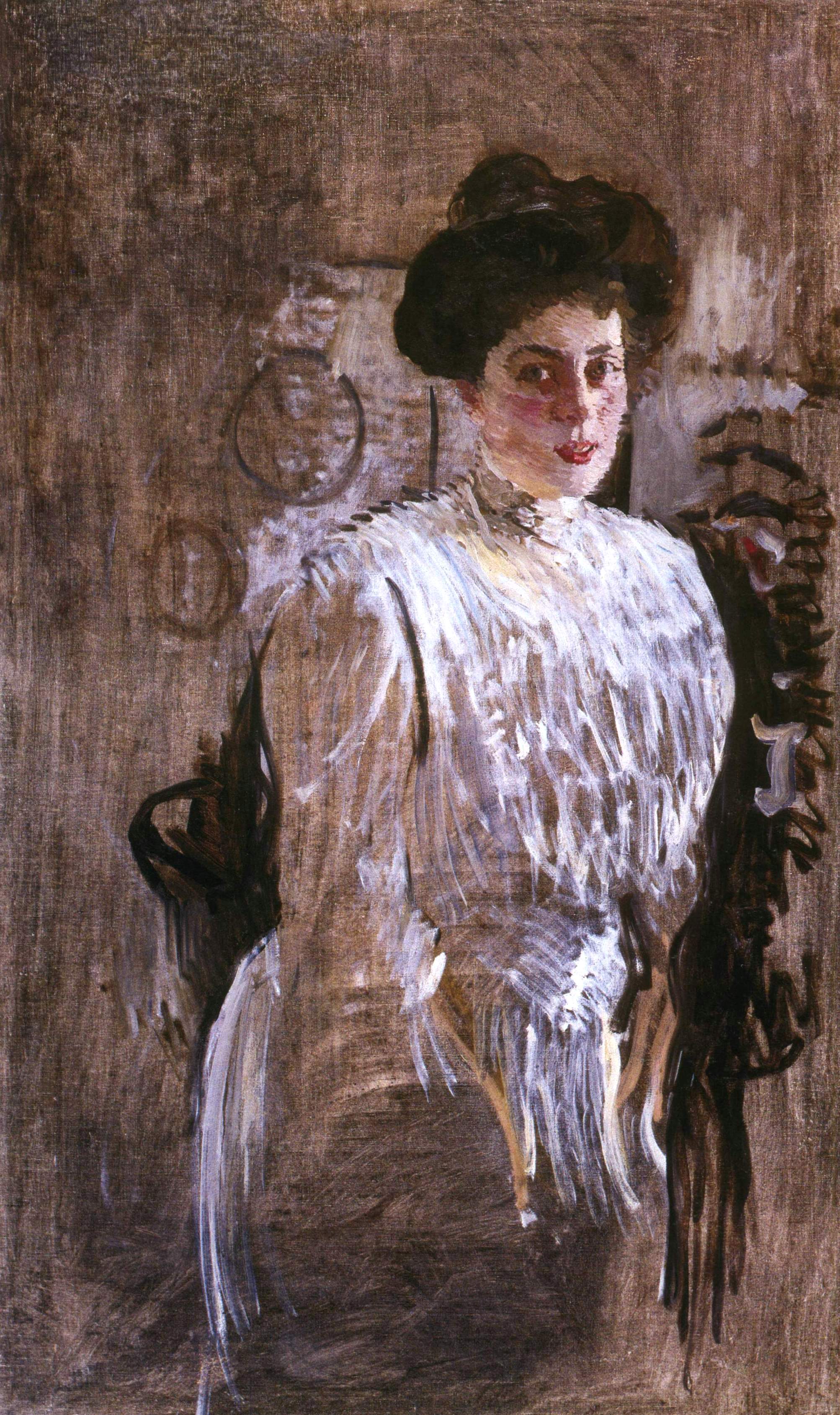 Серов В.. Портрет М.К. Морозовой. 1910